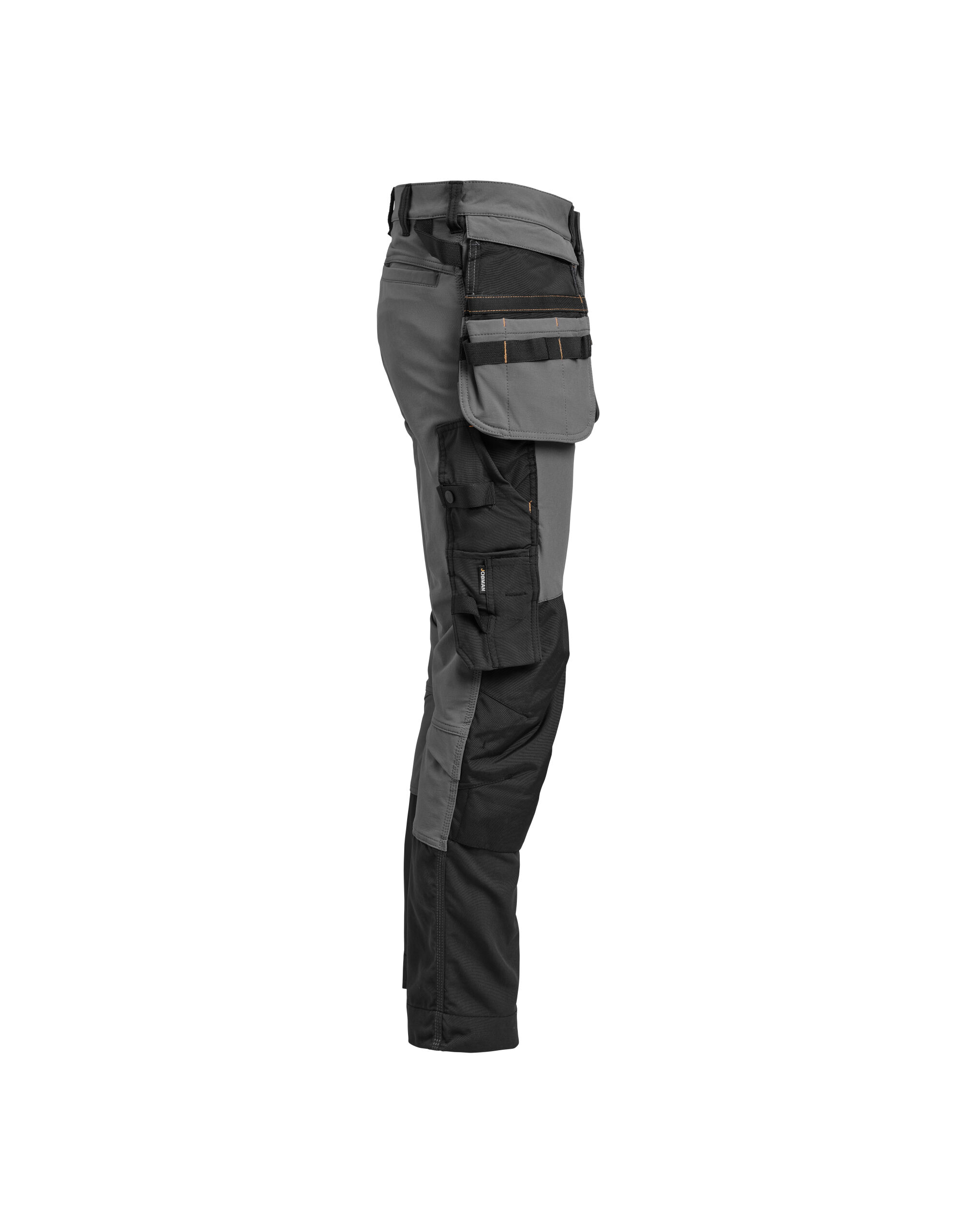JM2391 Craftsman Trouser 4-Way Stretch Dark Grey/Black