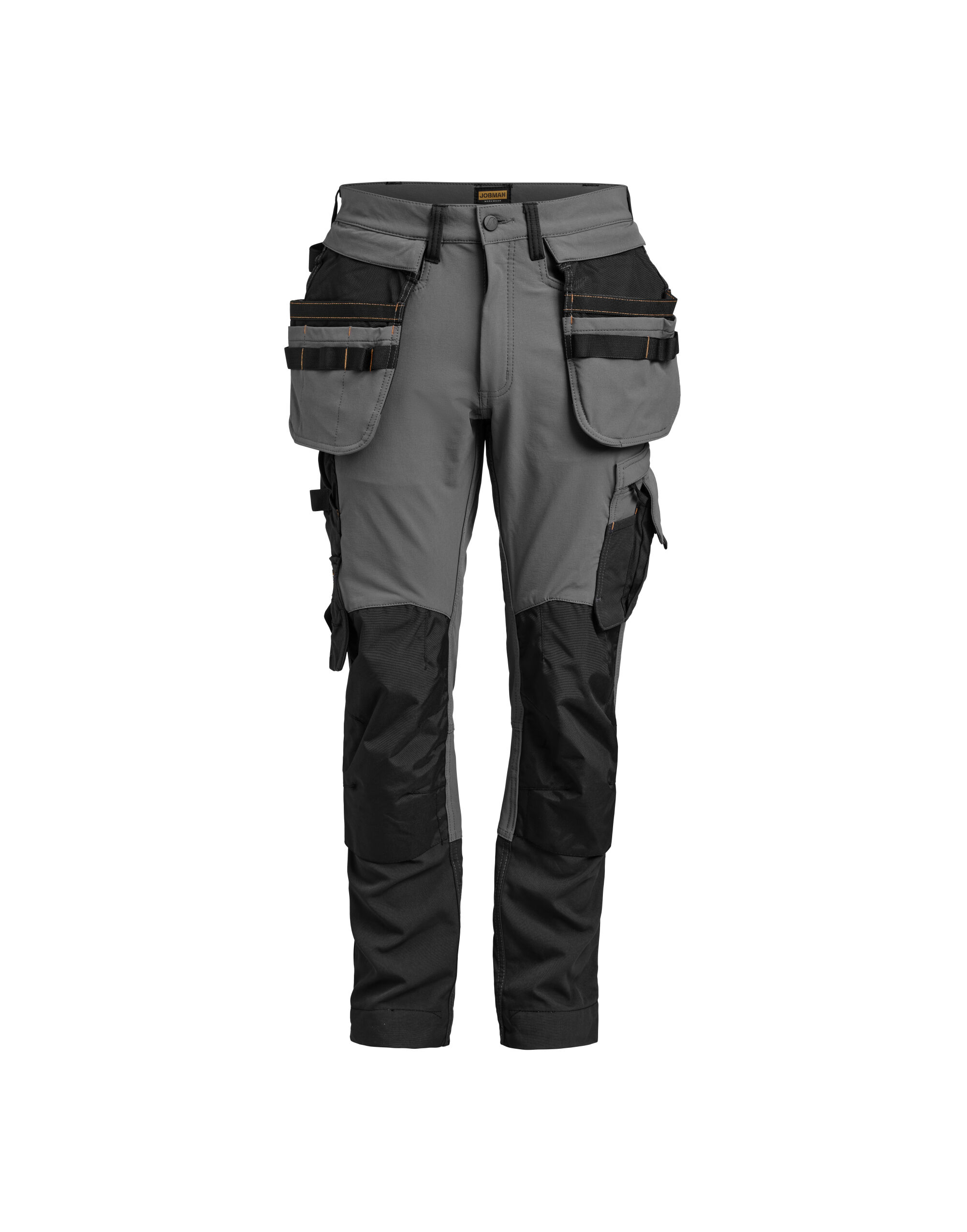 JM2391 Craftsman Trouser 4-Way Stretch Dark Grey/Black