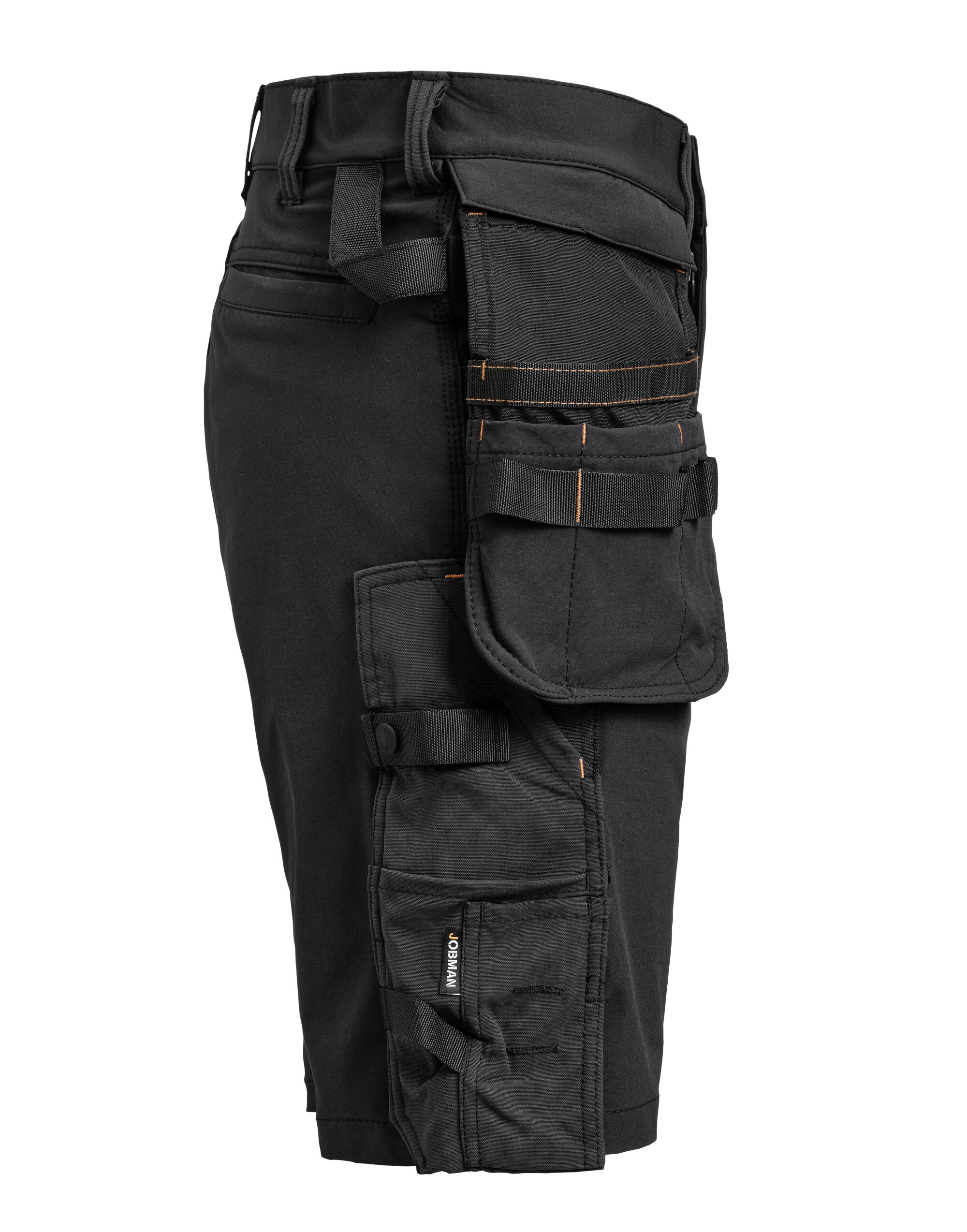 JM2397 Black Craftsman Shorts 4-Way Stretch