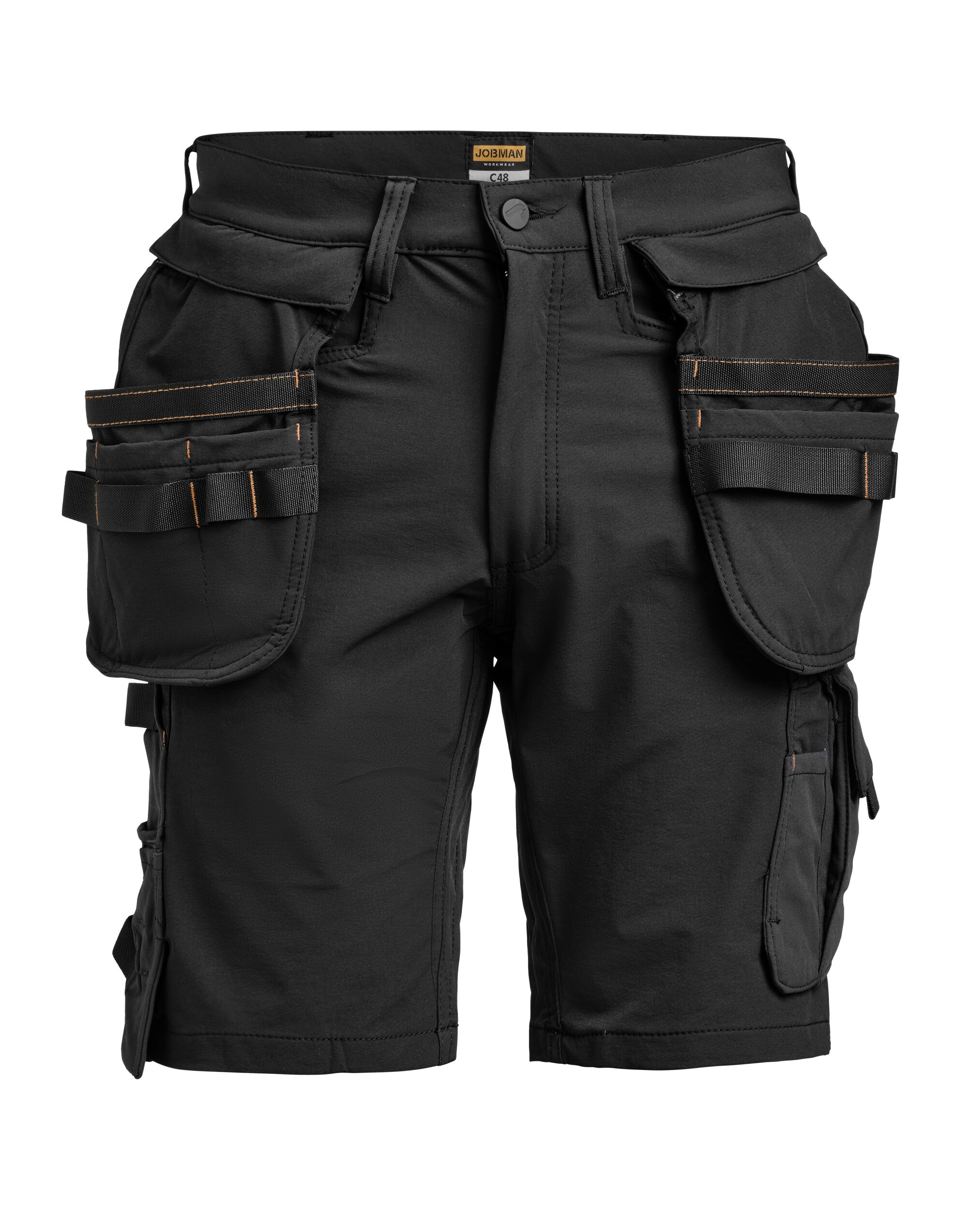 JM2397 Craftsman Shorts 4-Way Stretch Black JM2397 Craftsman Shorts 4-Way Stretch Black