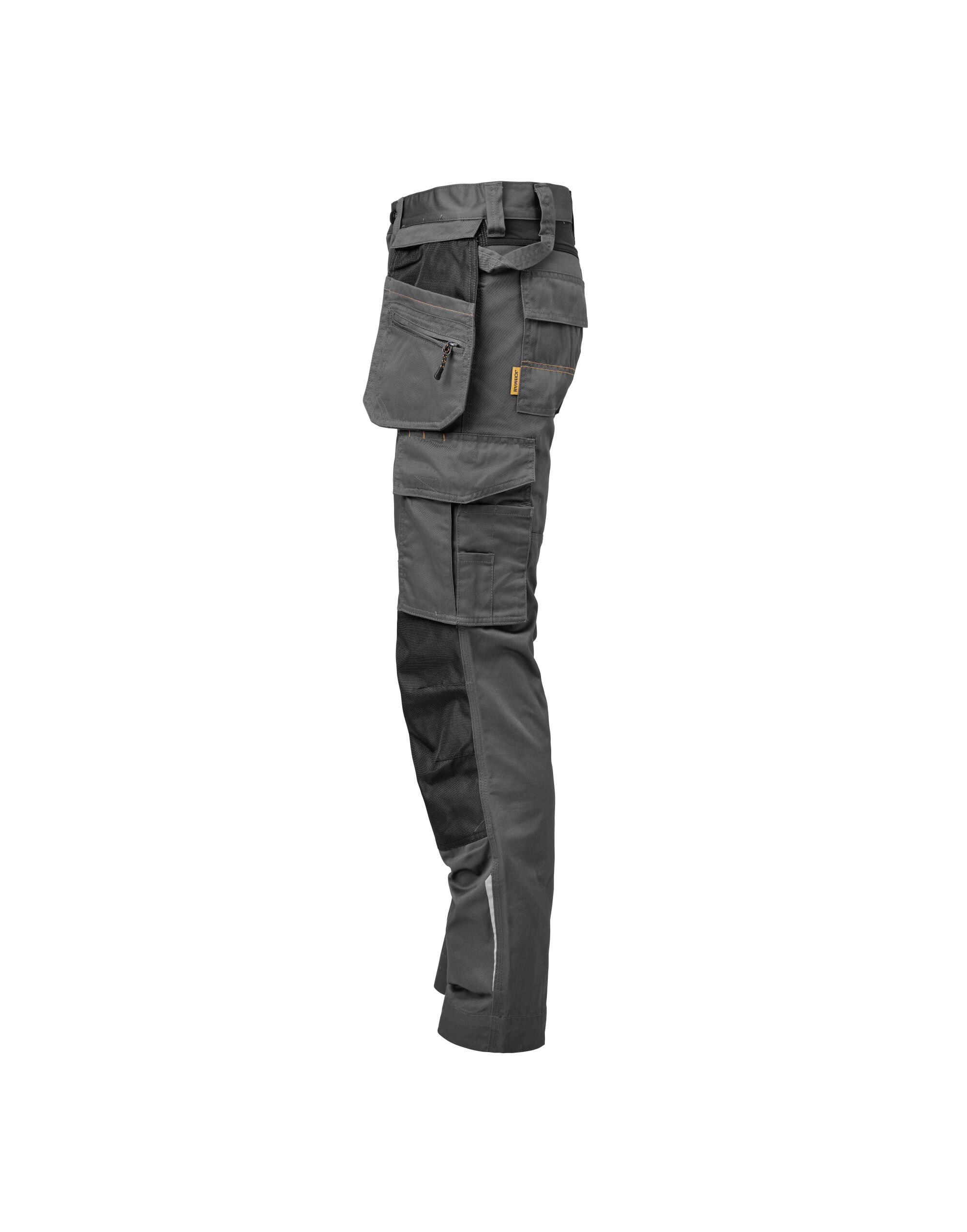 JM2326 Dark Grey/Black Craftsman Trousers Stretch