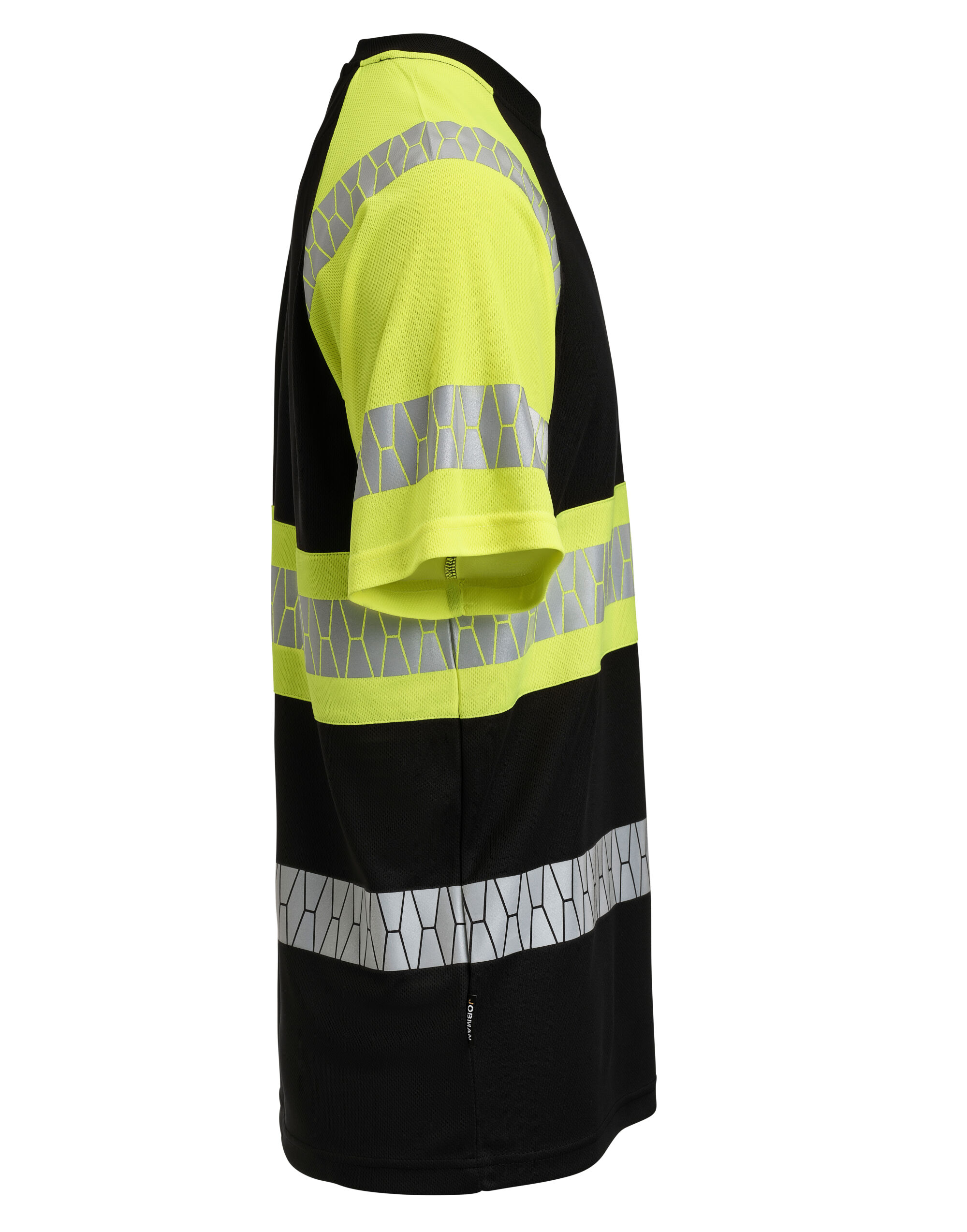 JM5226 Hi-Vis T-Shirt Black/Yellow
