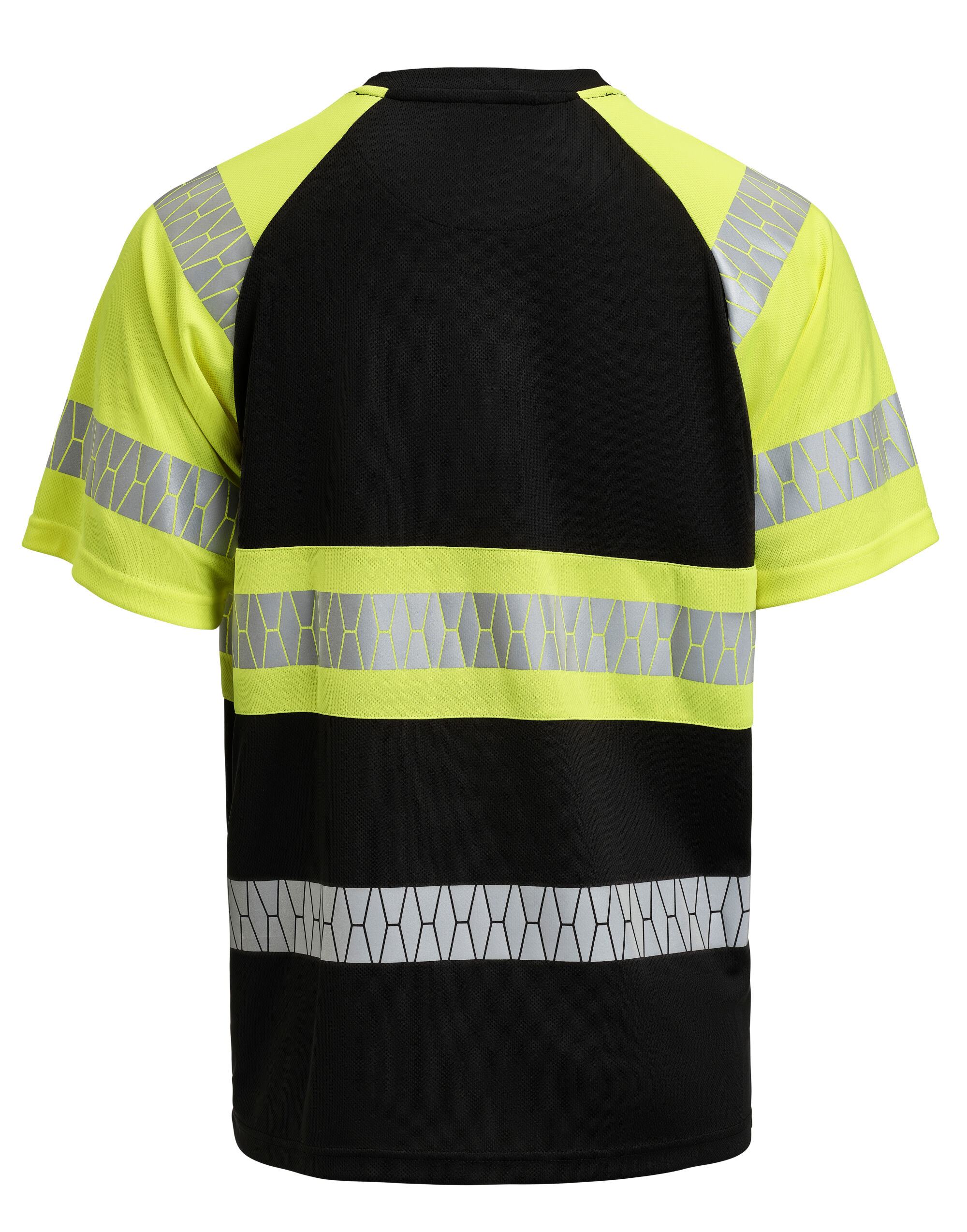JM5226 Hi-Vis T-Shirt Black/Yellow