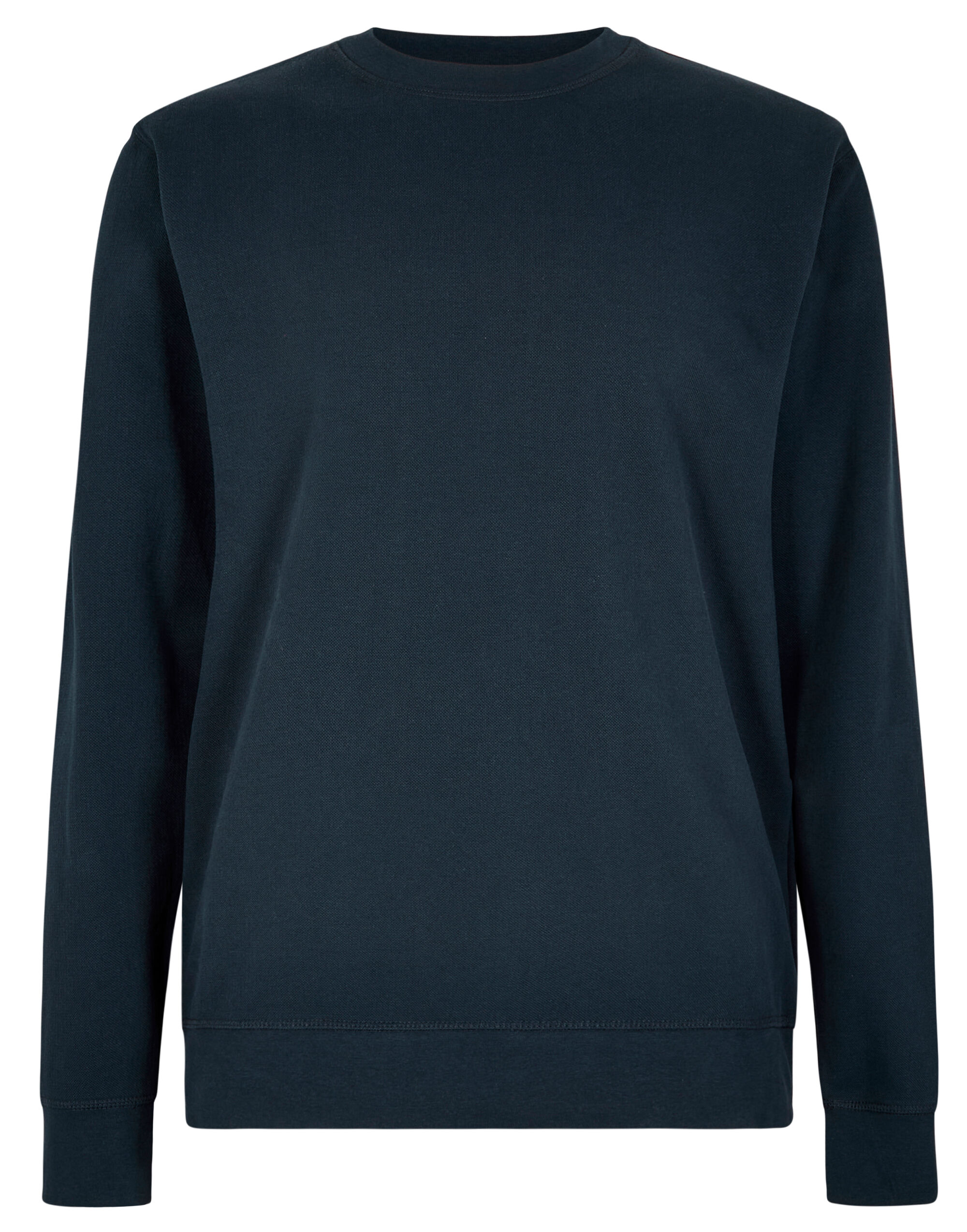 KK337 Regular Fit Pique Sweatshirt Navy KK337 Regular Fit Pique Sweatshirt Navy