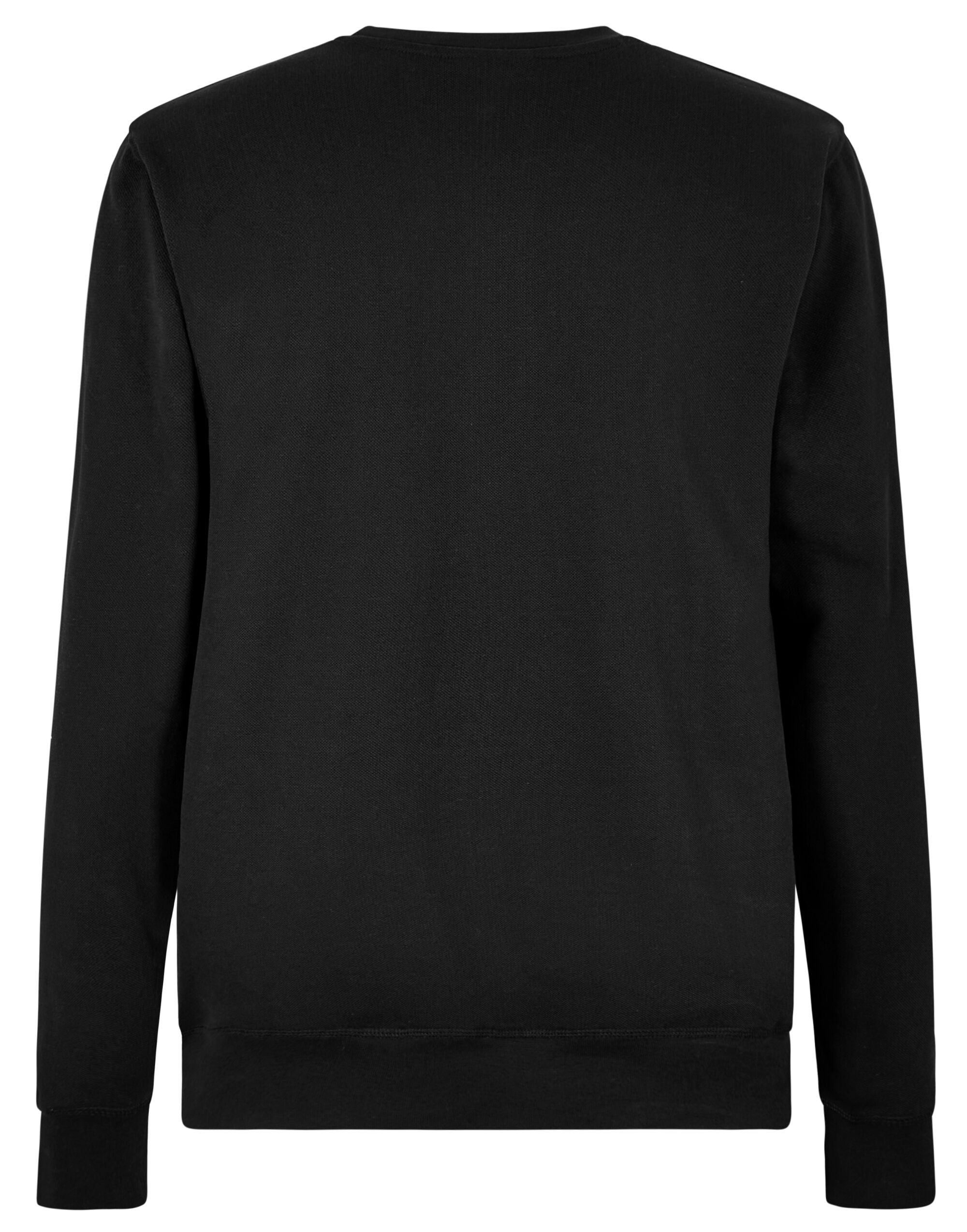 KK337 Regular Fit Pique Sweatshirt Black