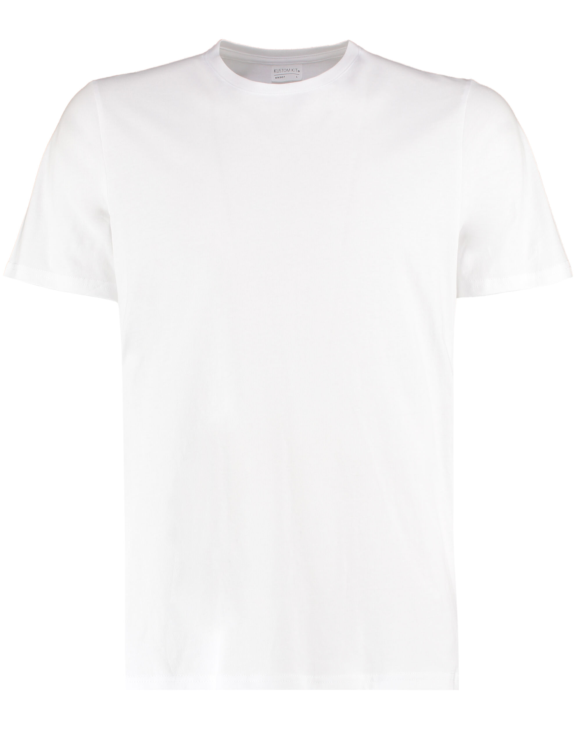 KK507 Fashion Fit Cotton Tee White KK507 Fashion Fit Cotton Tee White
