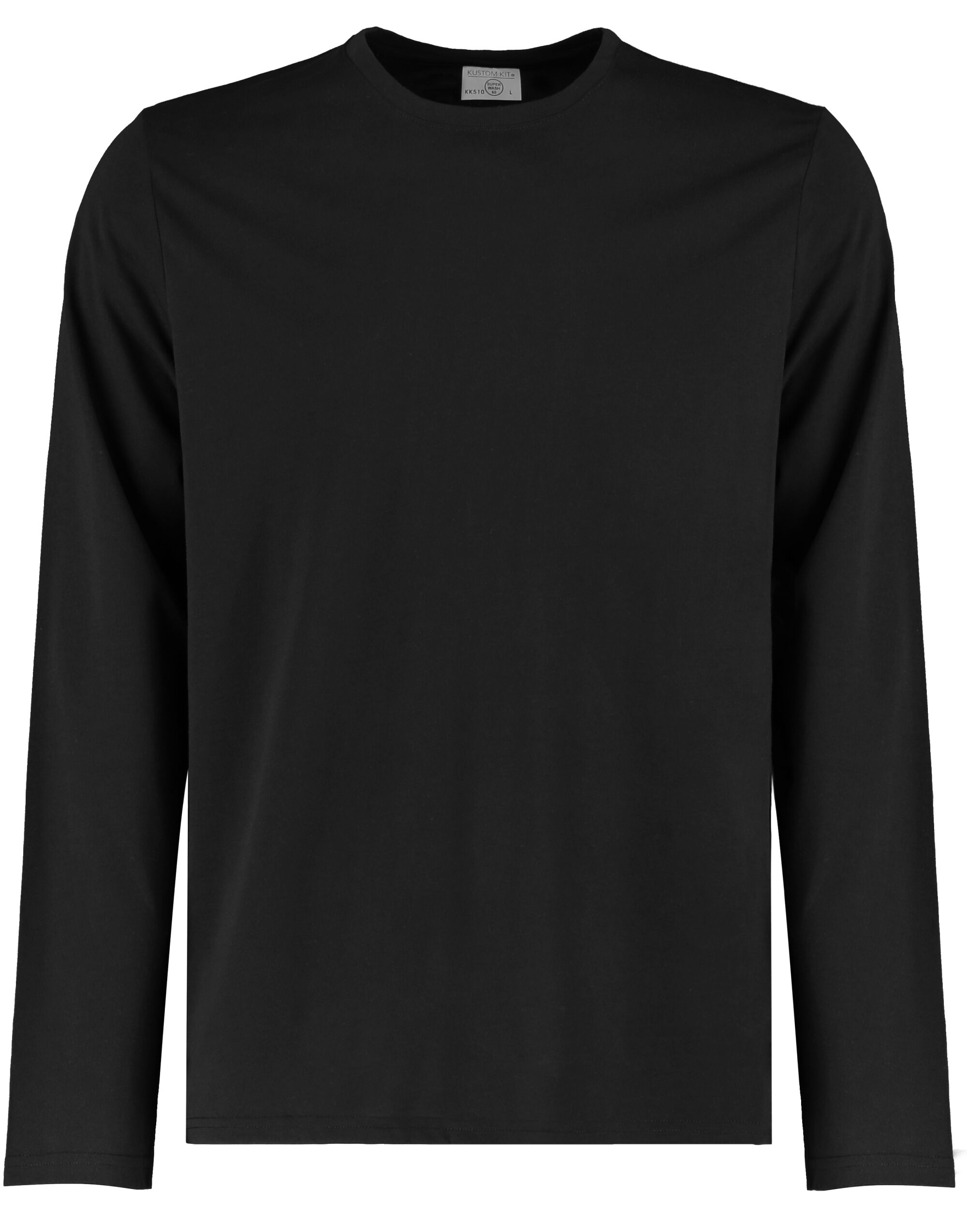 KK510 Fashion Fit Long Sleeve Superwash® 60 Tee Black