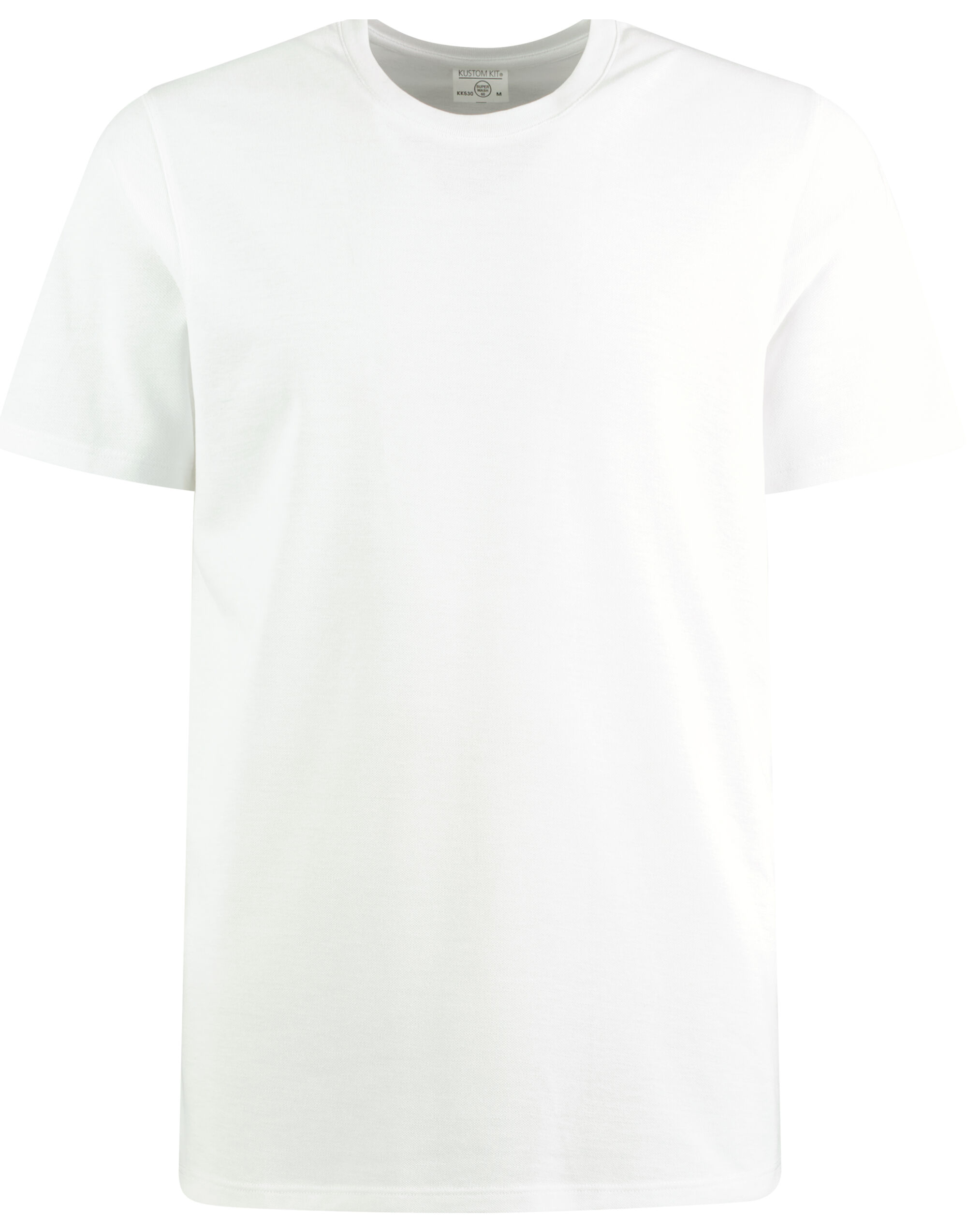 KK530 Regular Fit Superwash 60 Pique Tee White
