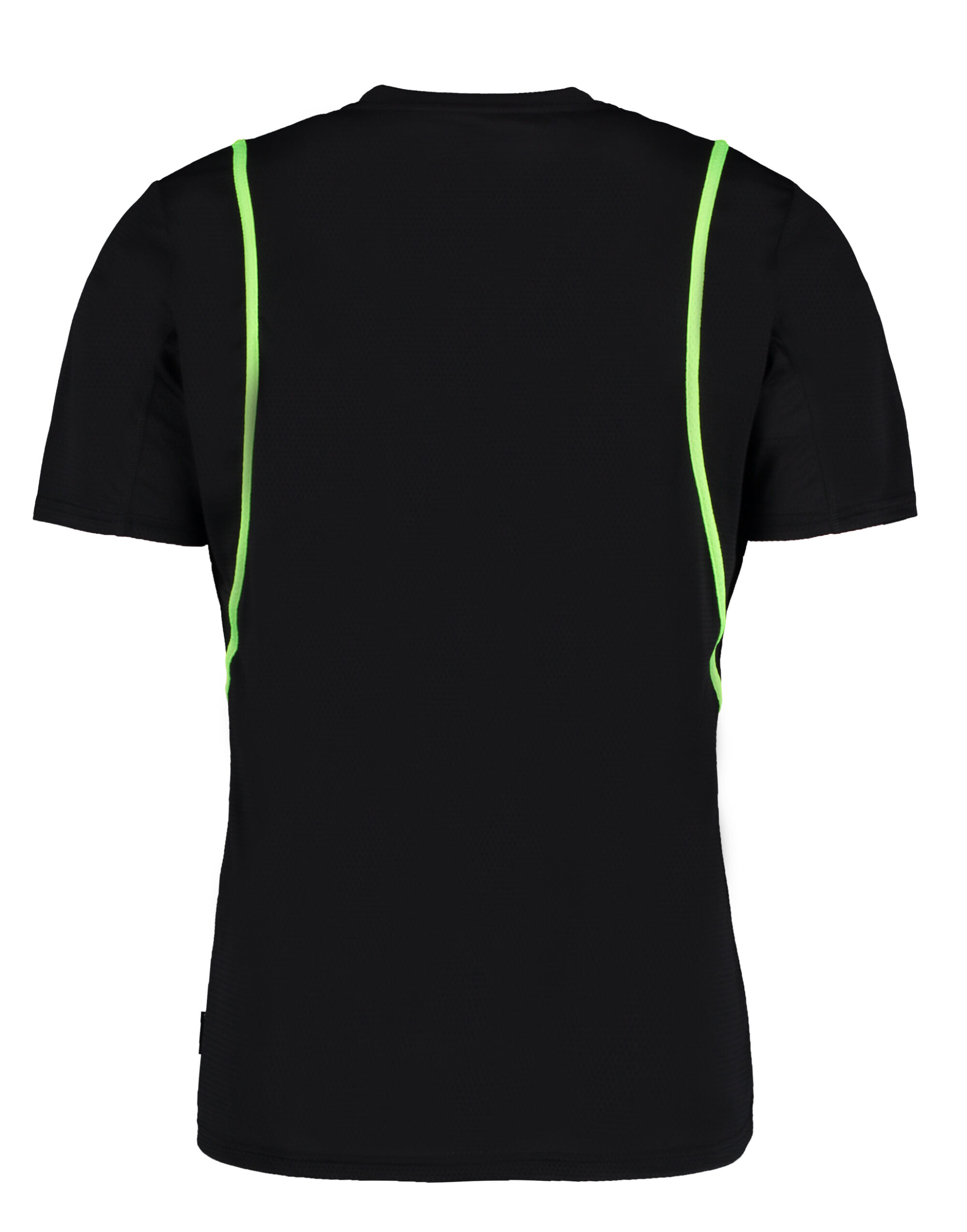 KK991 Men’s Regular Fit Cooltex® Contrast Tee Black/Flourescent Lime