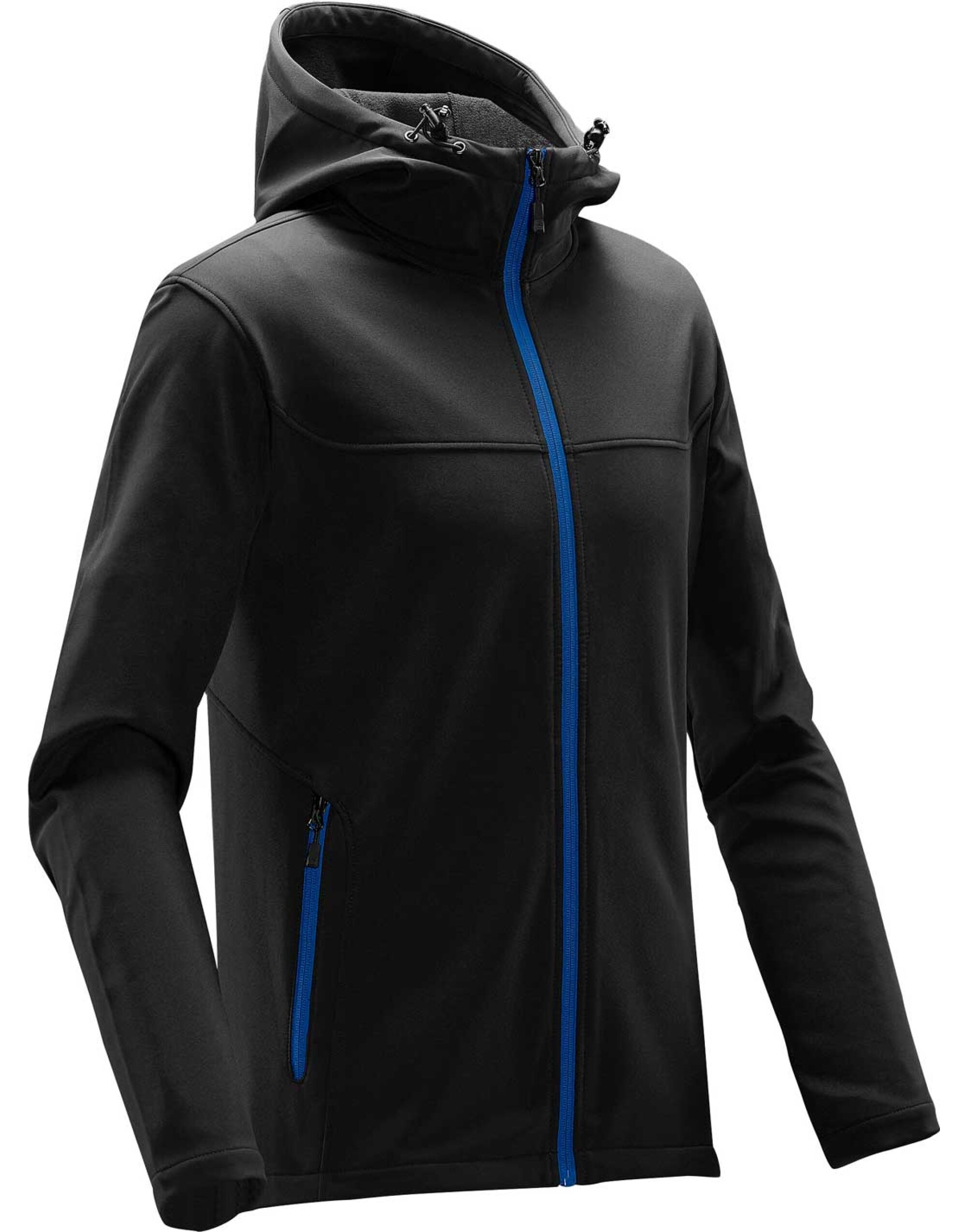 KSH-1 Men’s Orbiter Softshell Hoody Black/ Azure Blue KSH-1 Men’s Orbiter Softshell Hoody Black/ Azure Blue
