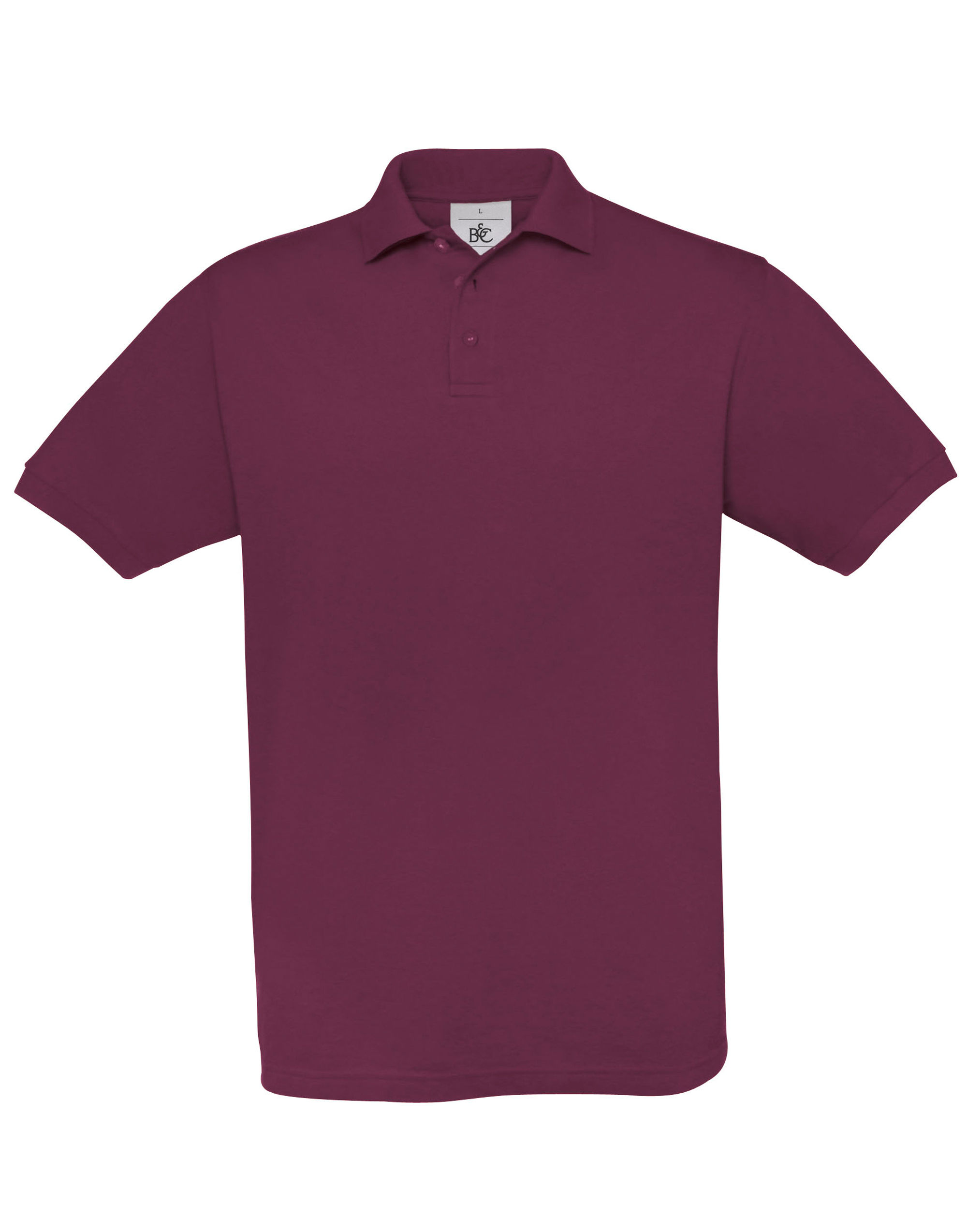 Burgundy Men’s Safran Piqué Polo Burgundy Men’s Safran Piqué Polo