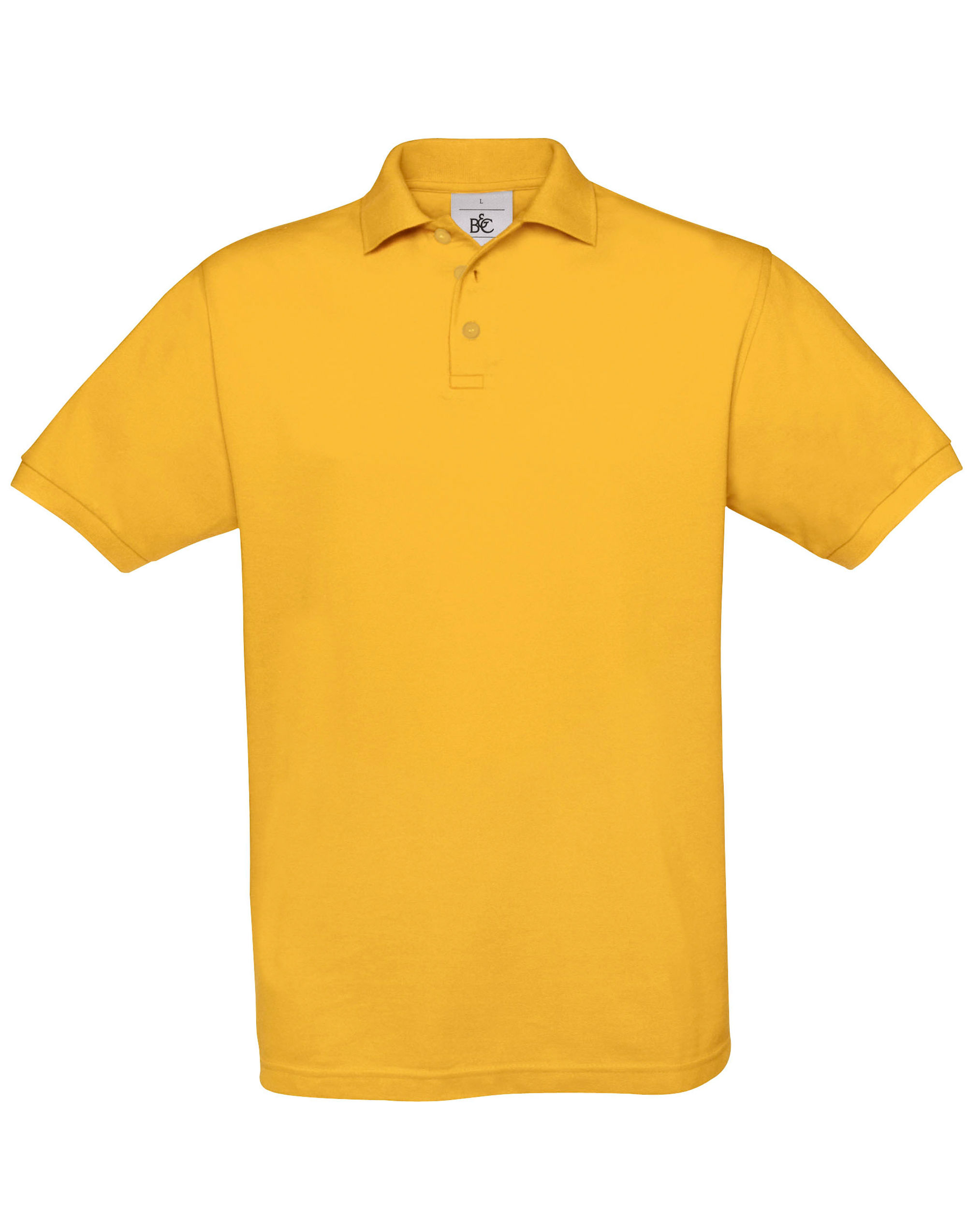Gold Men’s Safran Piqué Polo Gold Men’s Safran Piqué Polo