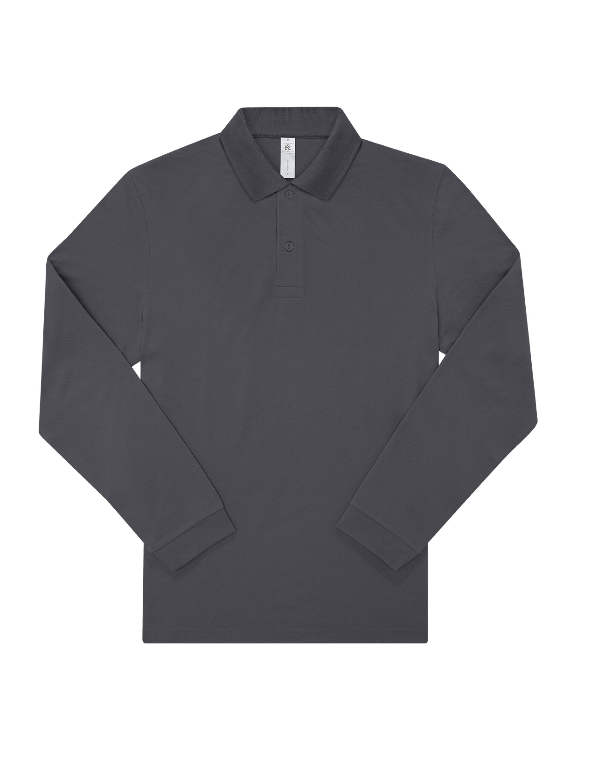 PU425 My Polo 180 Long Sleeve Dark Grey