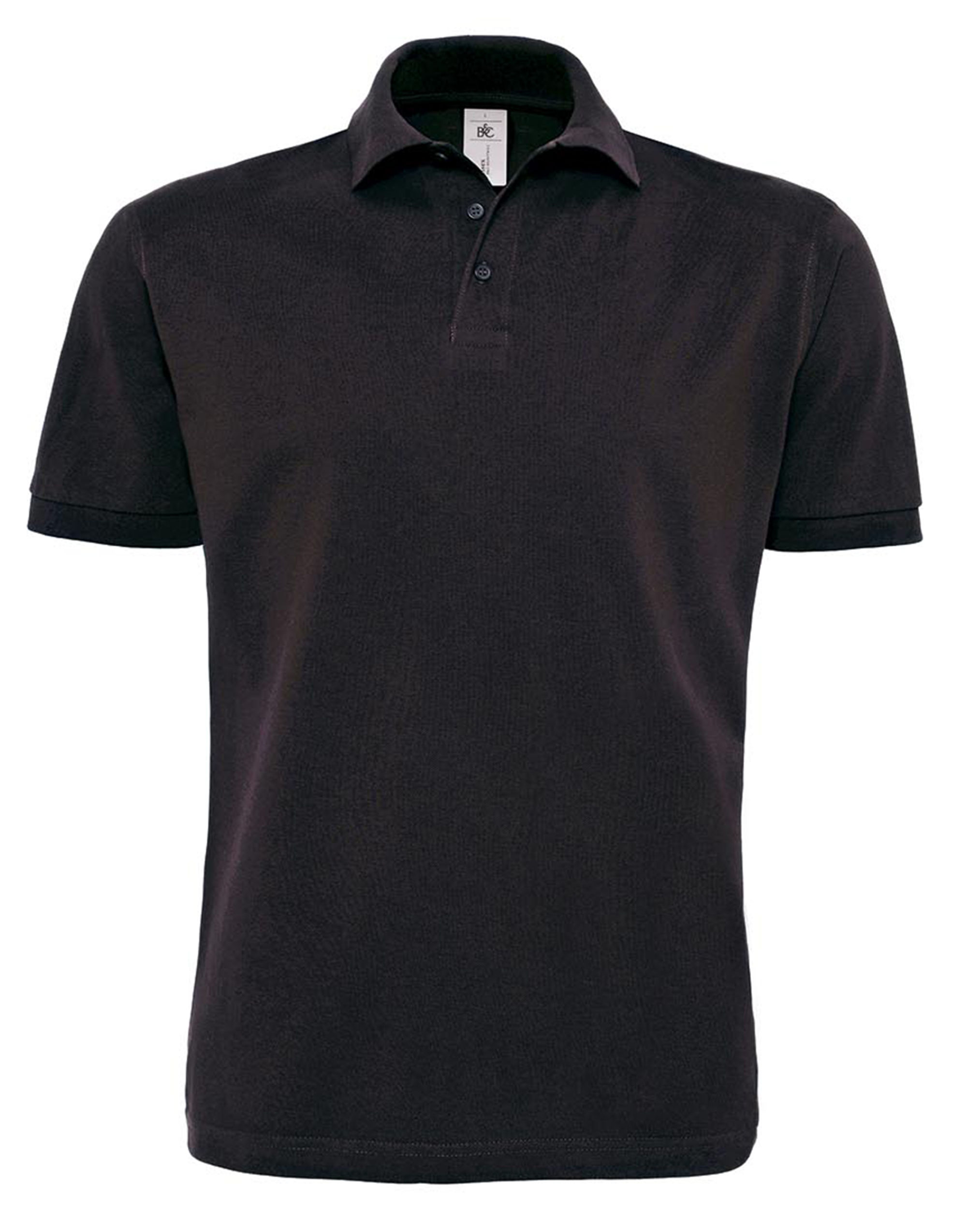 PU422 Men’s Heavymill Piqué Polo Black