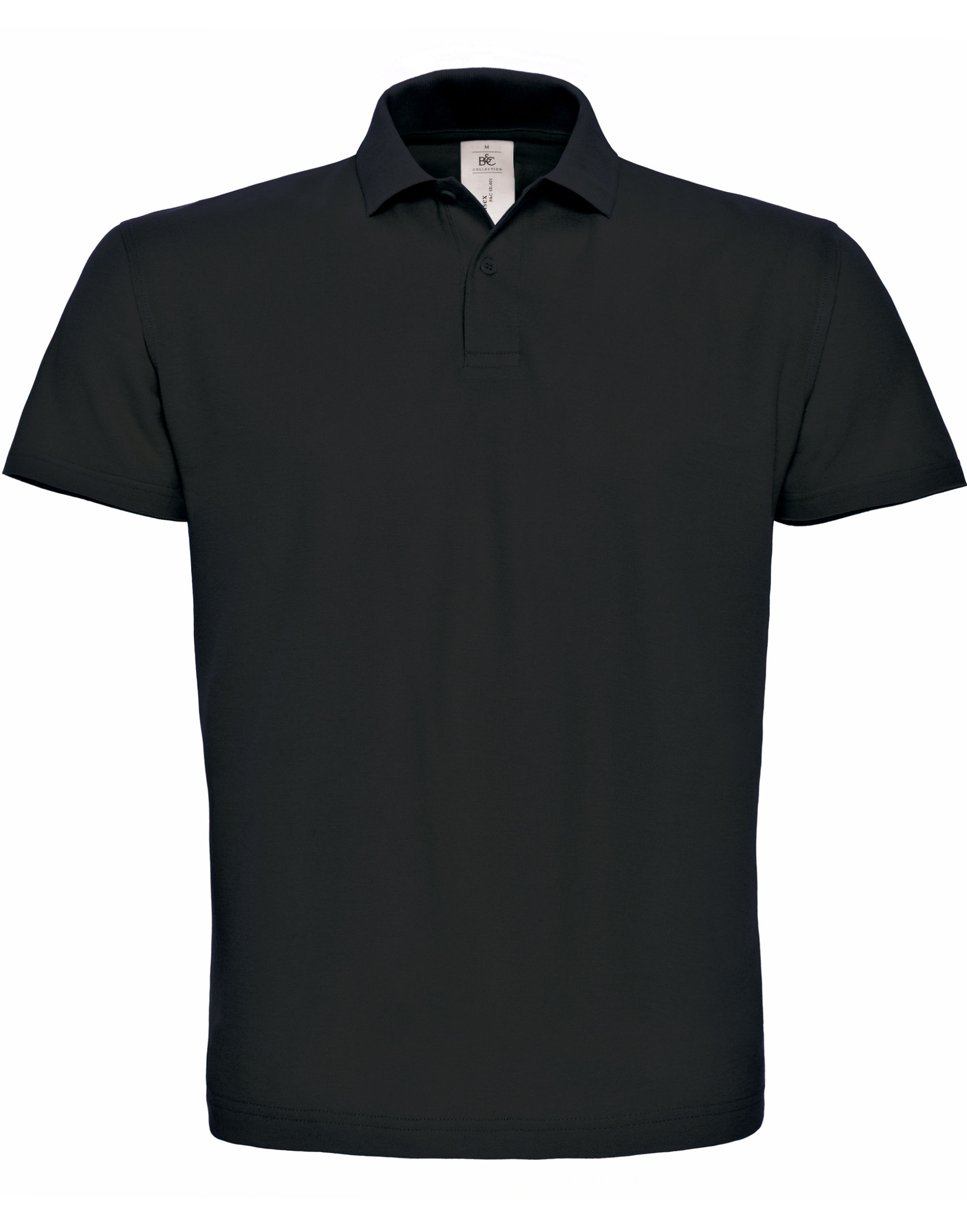 PUI10 ID.001 Short Sleeve Pique Polo Black PUI10 ID.001 Short Sleeve Pique Polo Black
