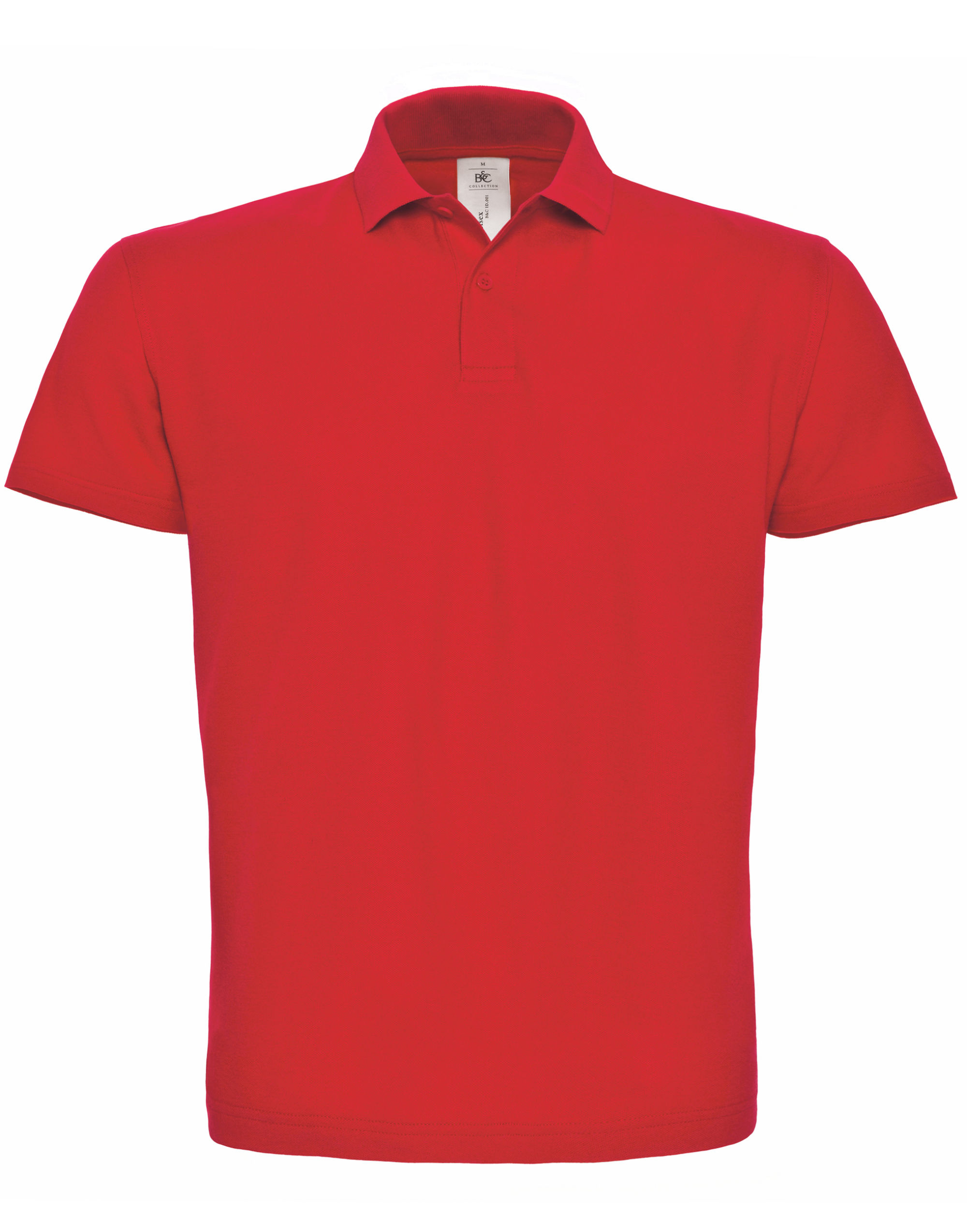 PUI10 ID.001 Short Sleeve Pique Polo Red PUI10 ID.001 Short Sleeve Pique Polo Red
