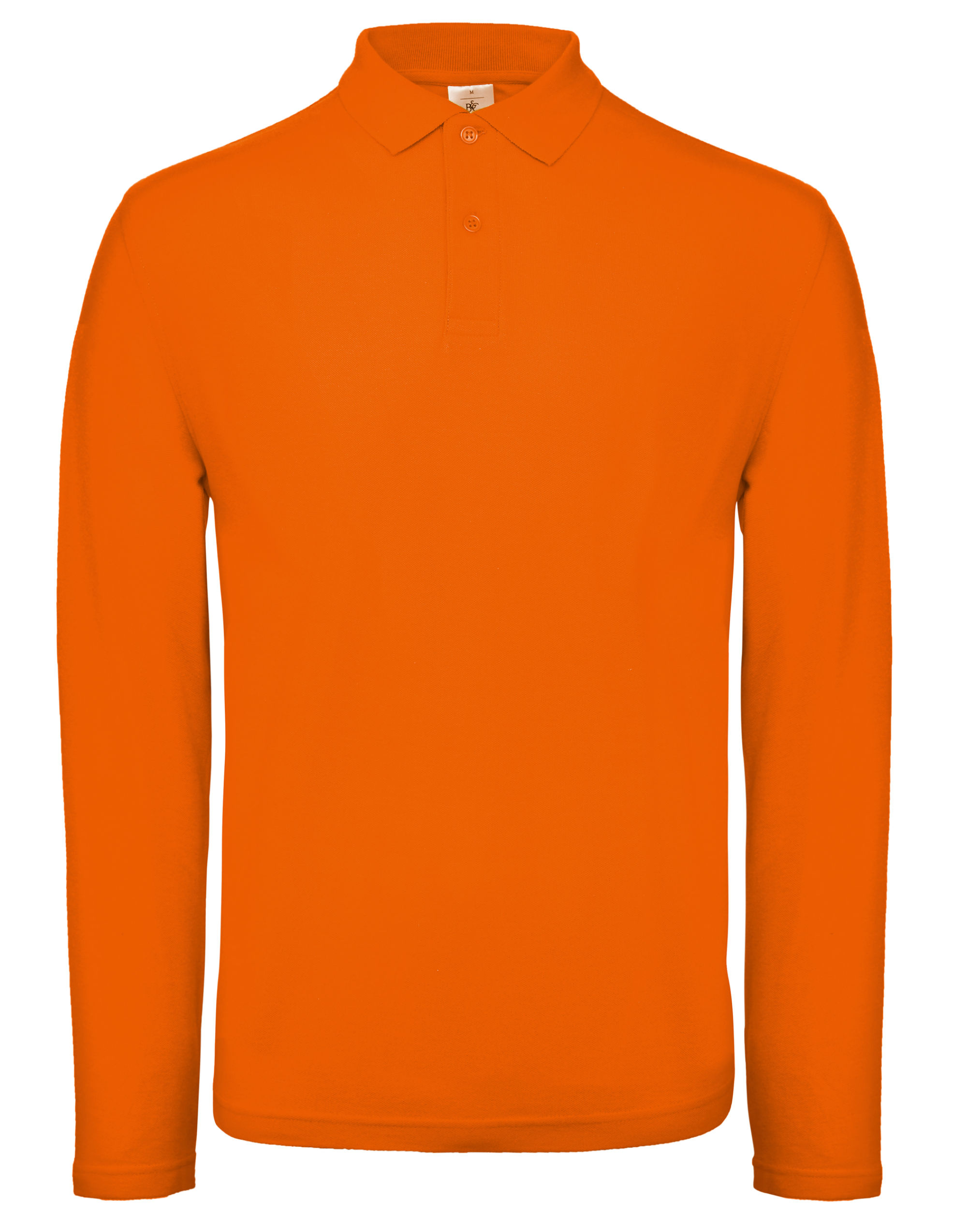 PUI12 ID.001 Men’s Long Sleeve Polo Orange