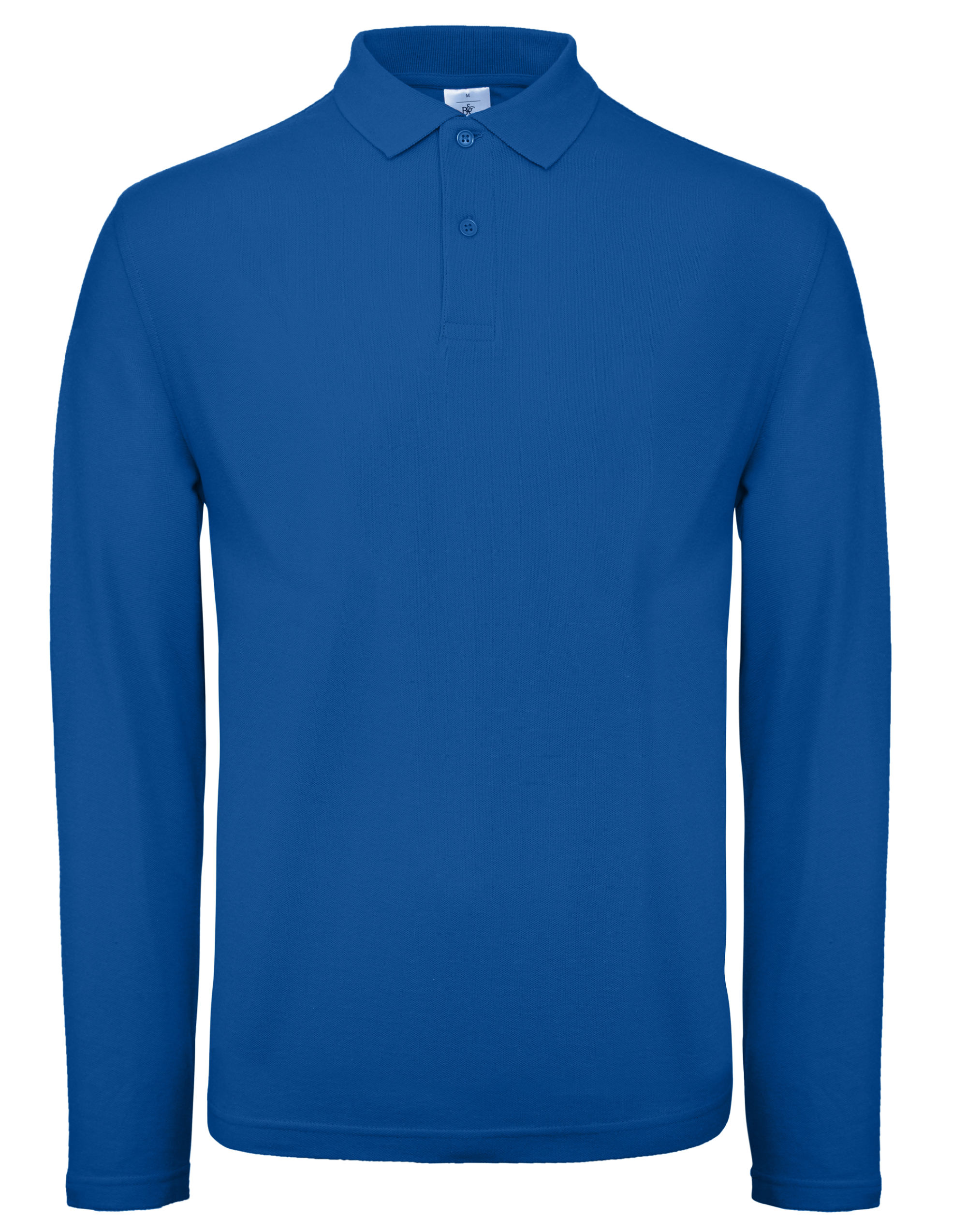 PUI12 ID.001 Men’s Long Sleeve Polo Royal Blue PUI12 ID.001 Men’s Long Sleeve Polo Royal Blue
