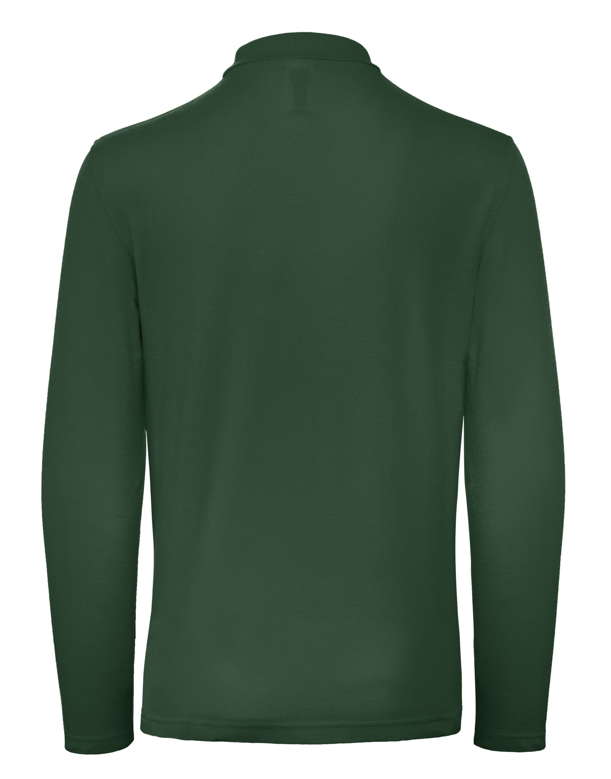 PUI12 ID.001 Men’s Long Sleeve Polo Bottle Green