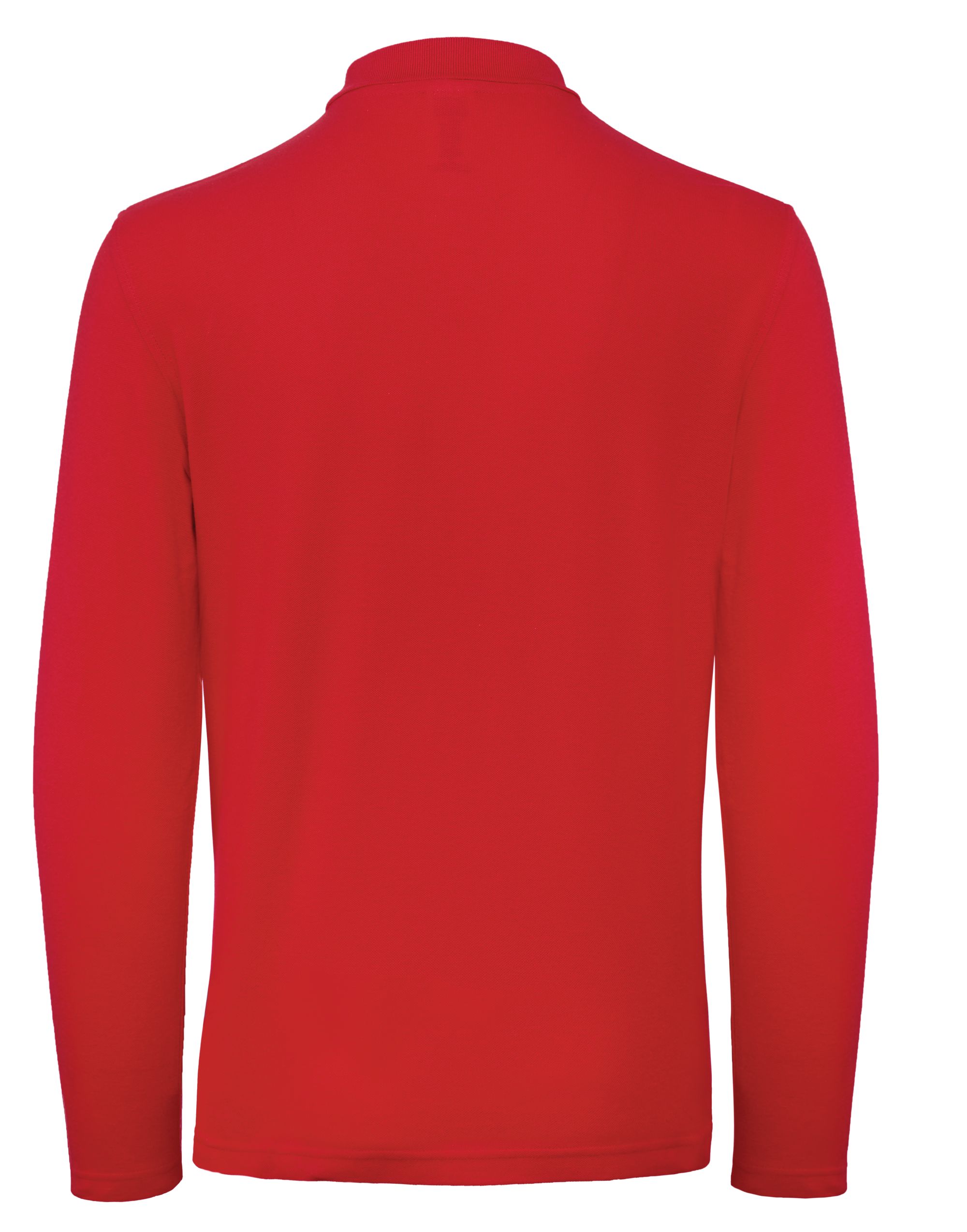 PUI12 ID.001 Men’s Long Sleeve Polo Red