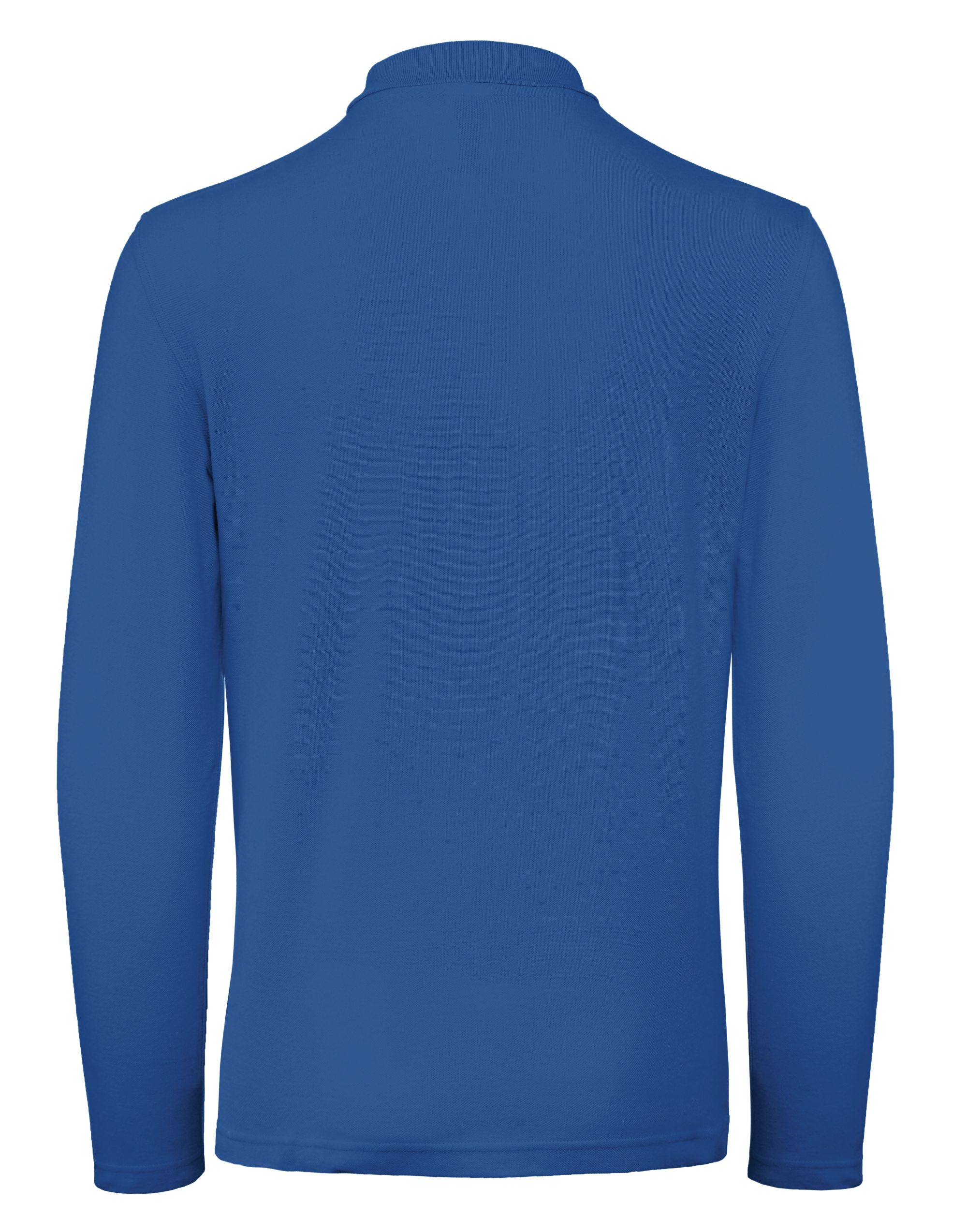 PUI12 ID.001 Men’s Long Sleeve Polo Royal Blue