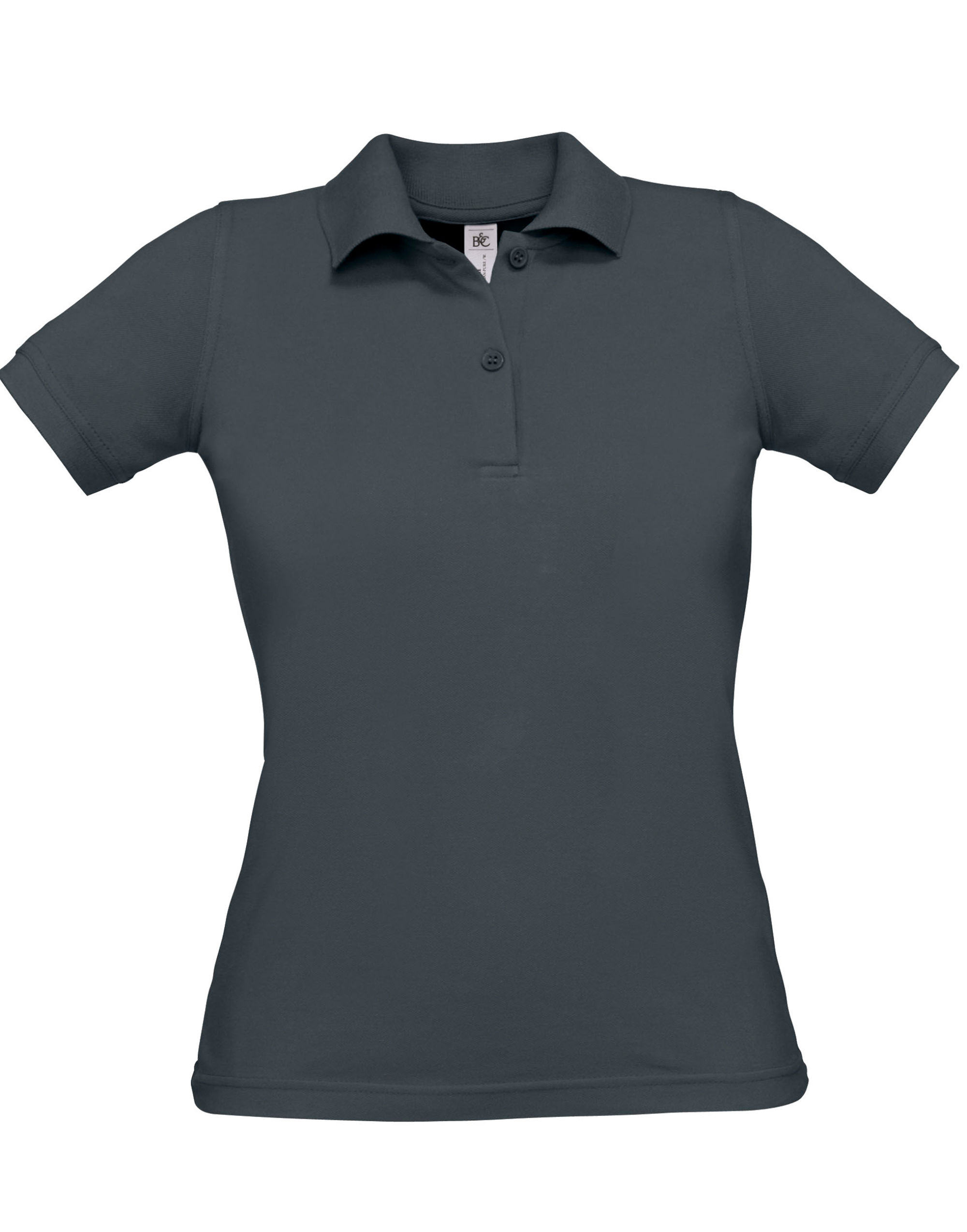 Dark Grey Women’s Safran Pure Polo Shirt Dark Grey Women’s Safran Pure Polo Shirt