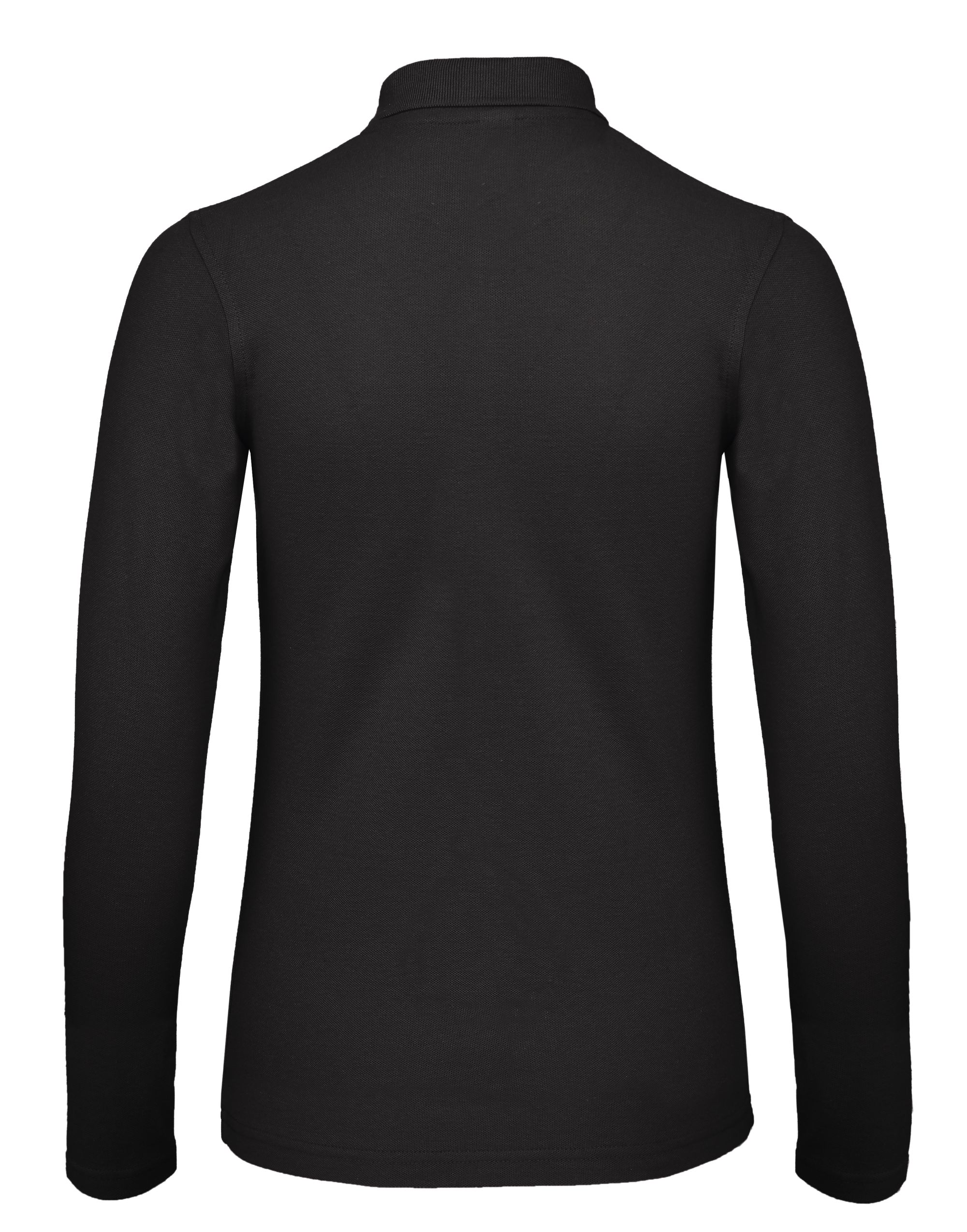 PWI13 ID.001 Women’s Long Sleeve Polo Black