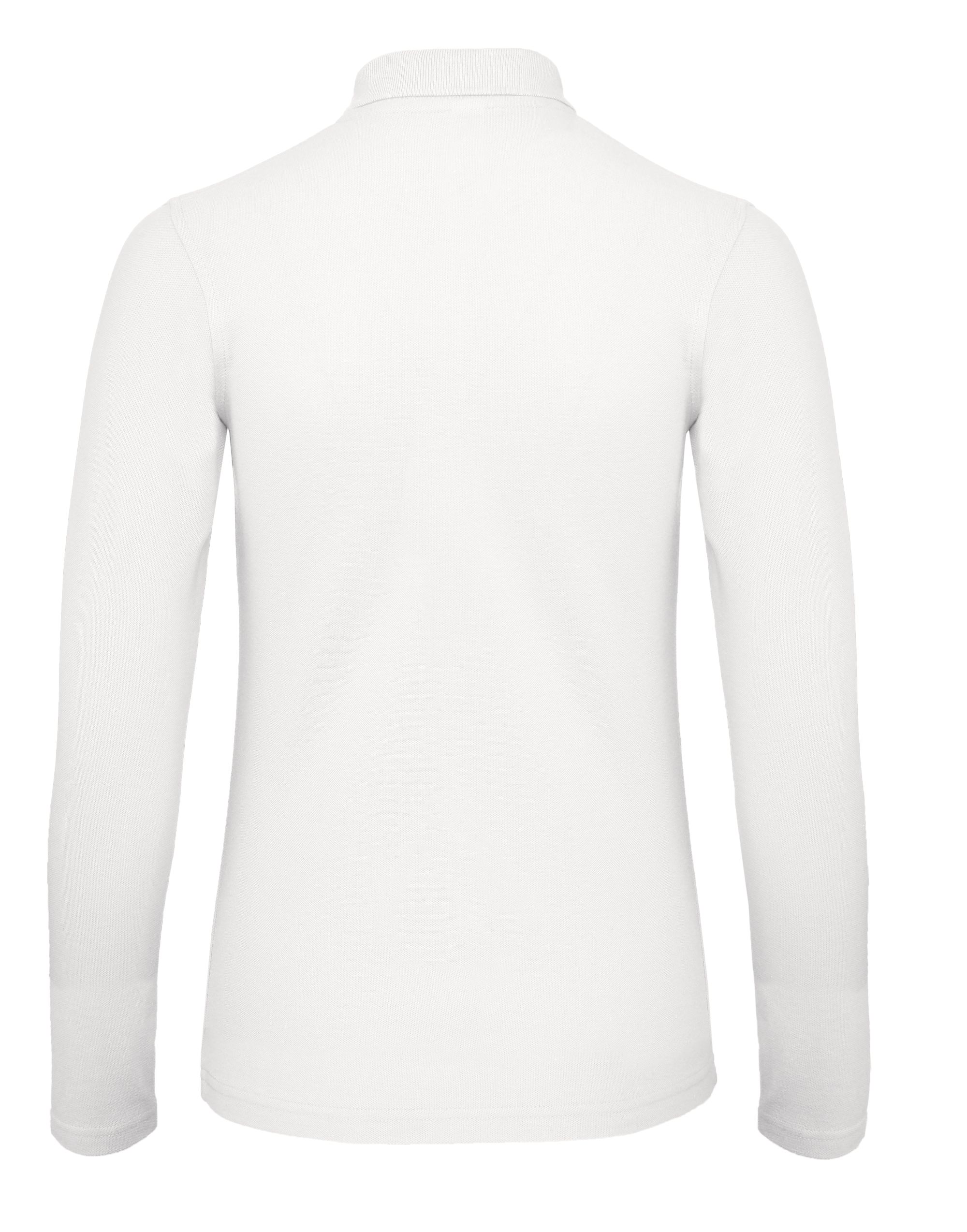 PWI13 ID.001 Women’s Long Sleeve Polo White