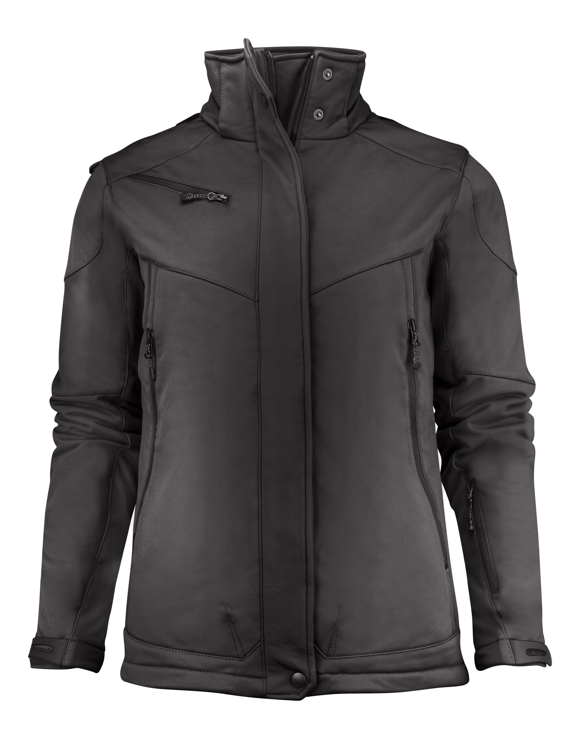 PE2261041 Black Ladies Skeleton Softshell Jacket