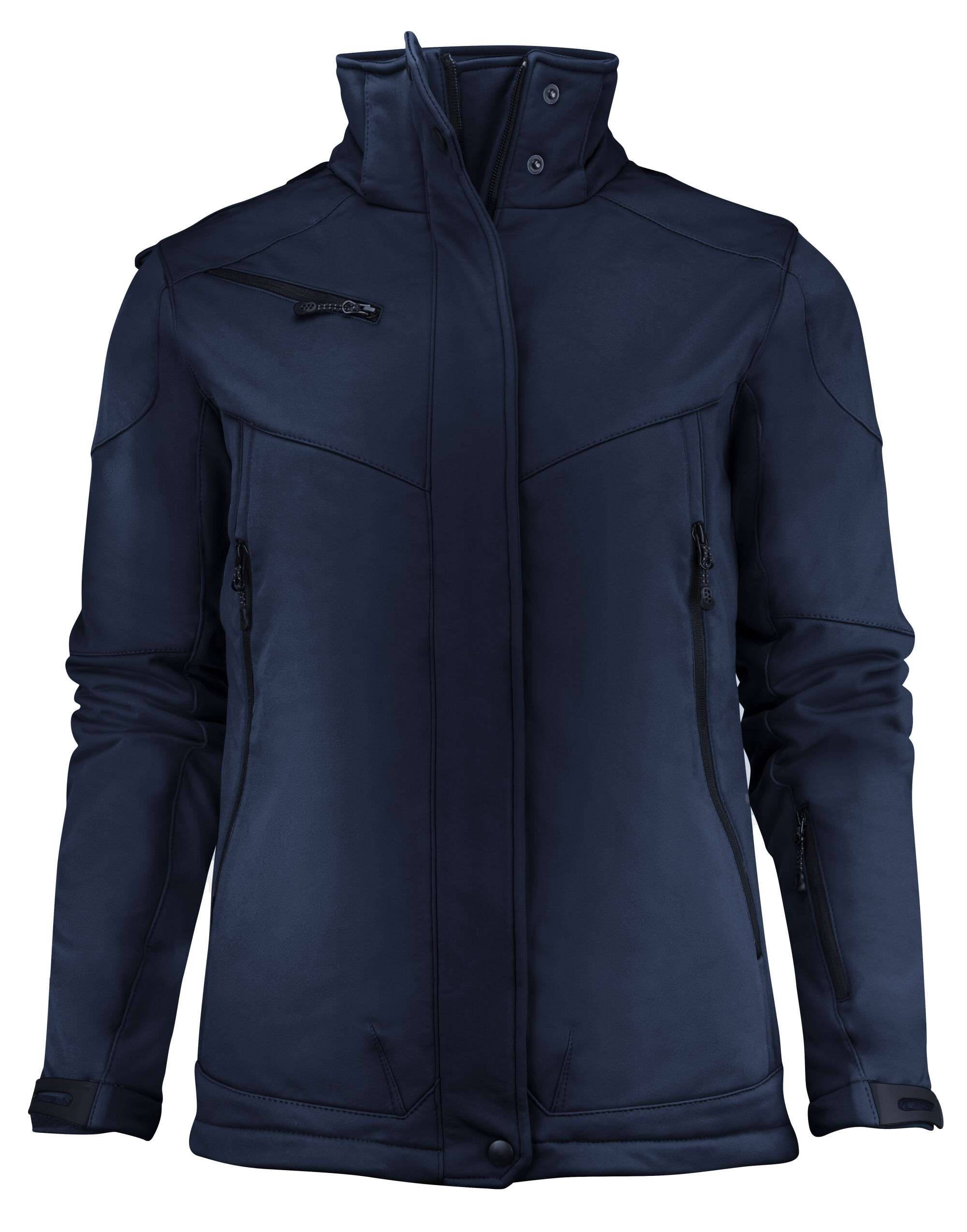 PE2261041 Dark Navy Ladies Skeleton Softshell Jacket