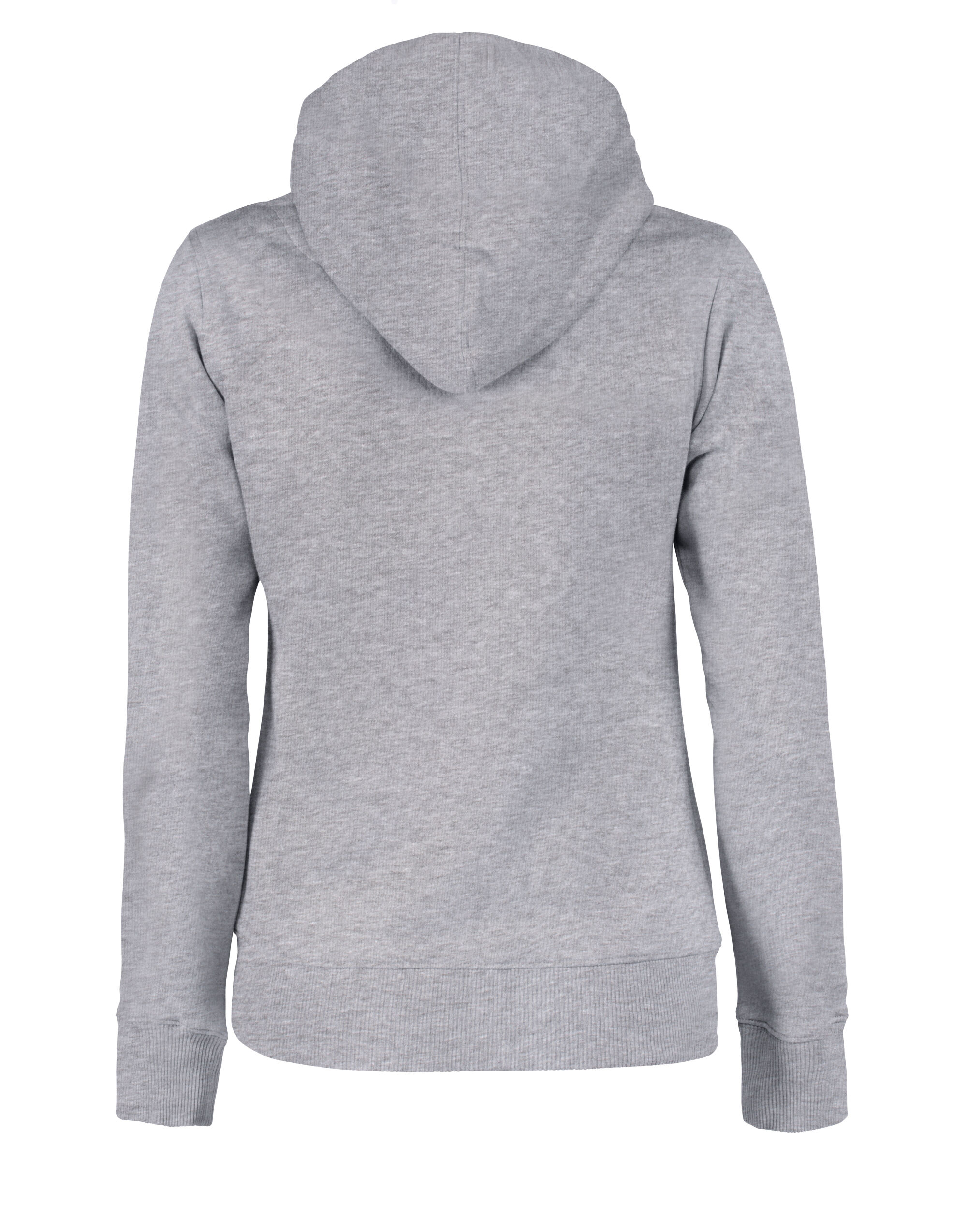 PE2262050 Grey Melange Ladies Fastpitch Hooded Sweatshirt