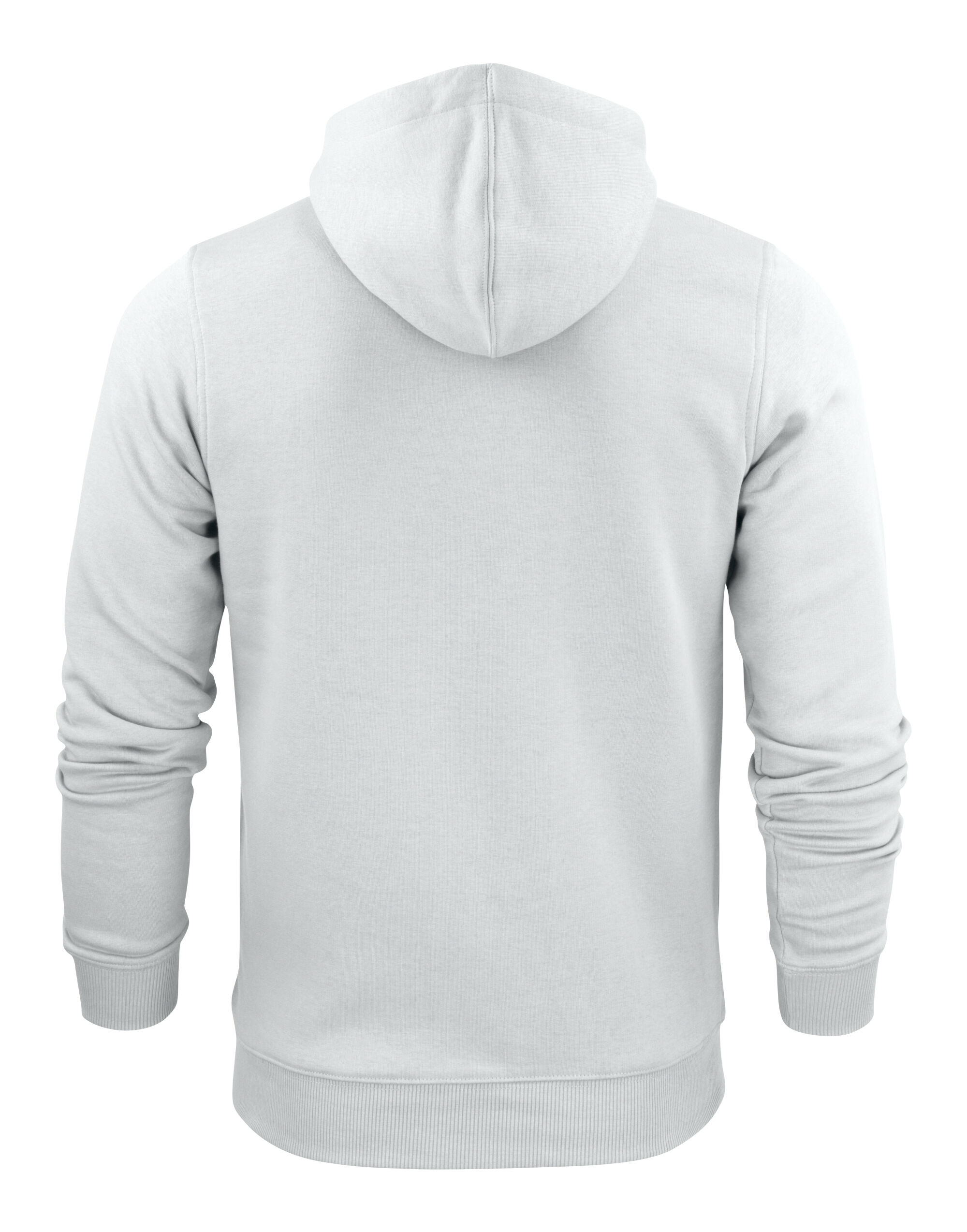 PE2262051 White Mens Full Zip Hoodie