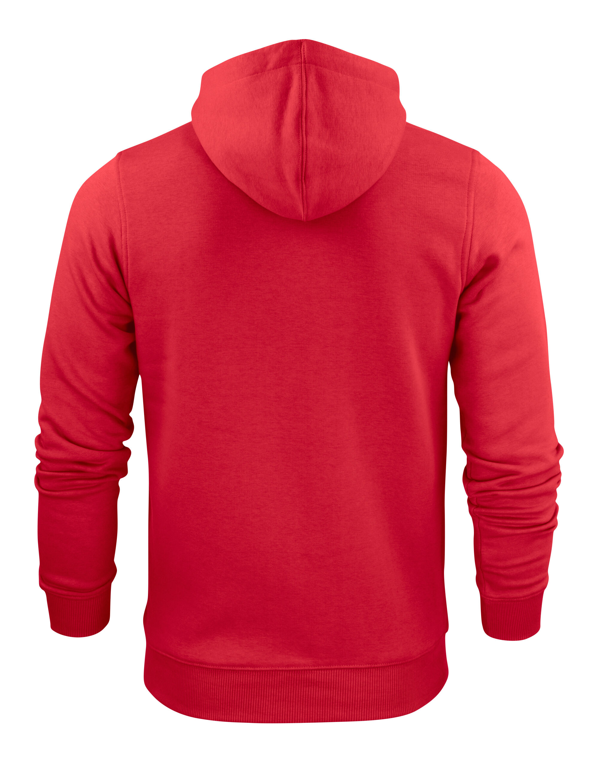 PE2262051 Red Mens Full Zip Hoodie