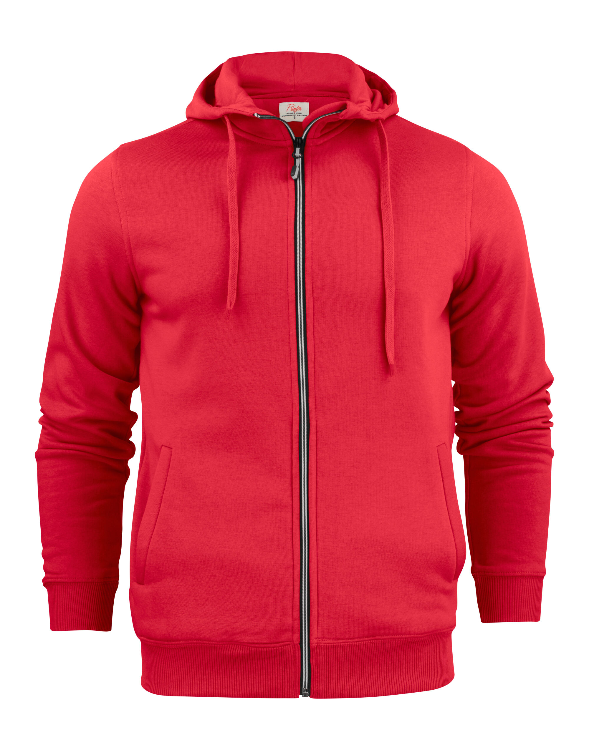 PE2262051 Red Mens Full Zip Hoodie