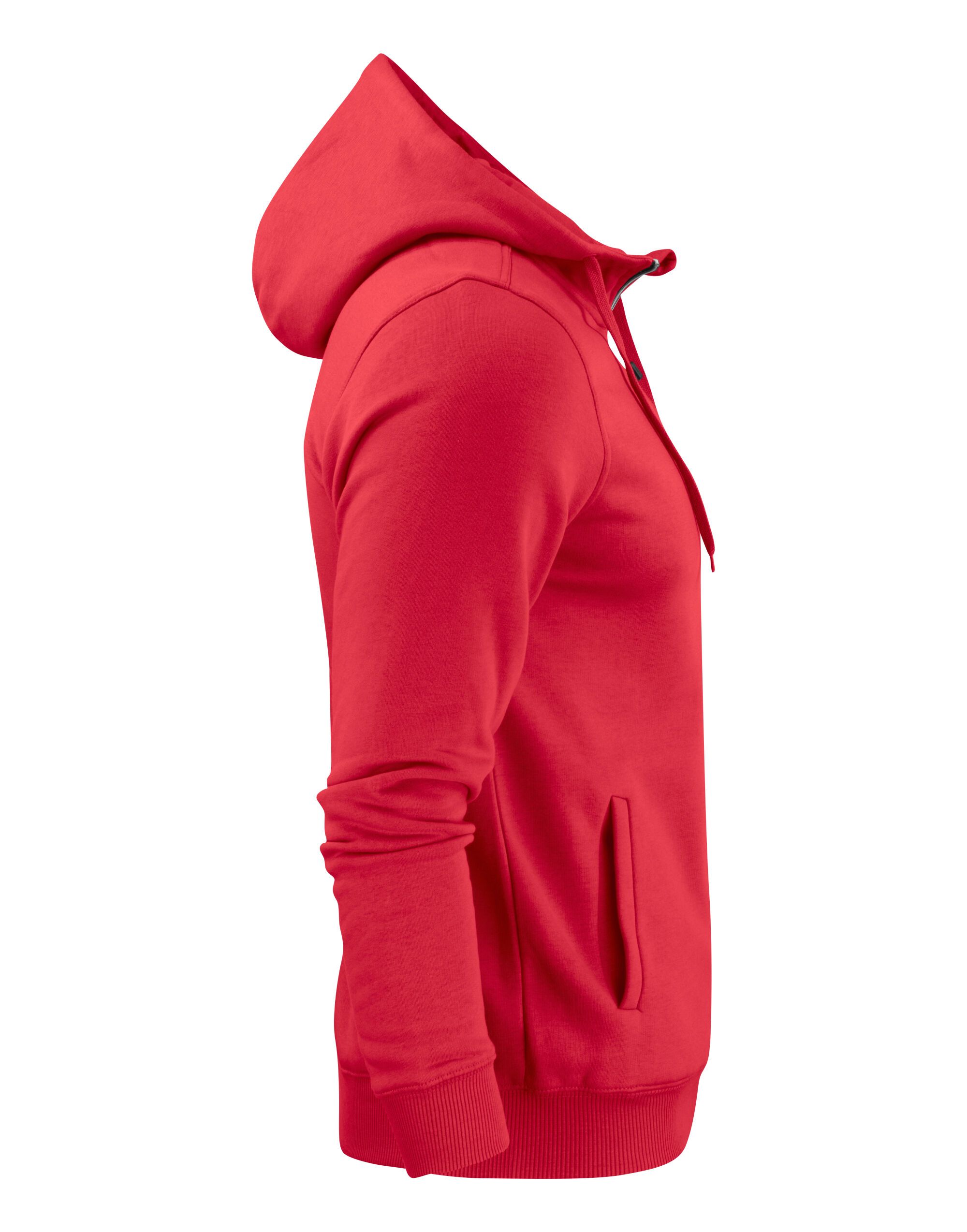 PE2262051 Red Mens Full Zip Hoodie