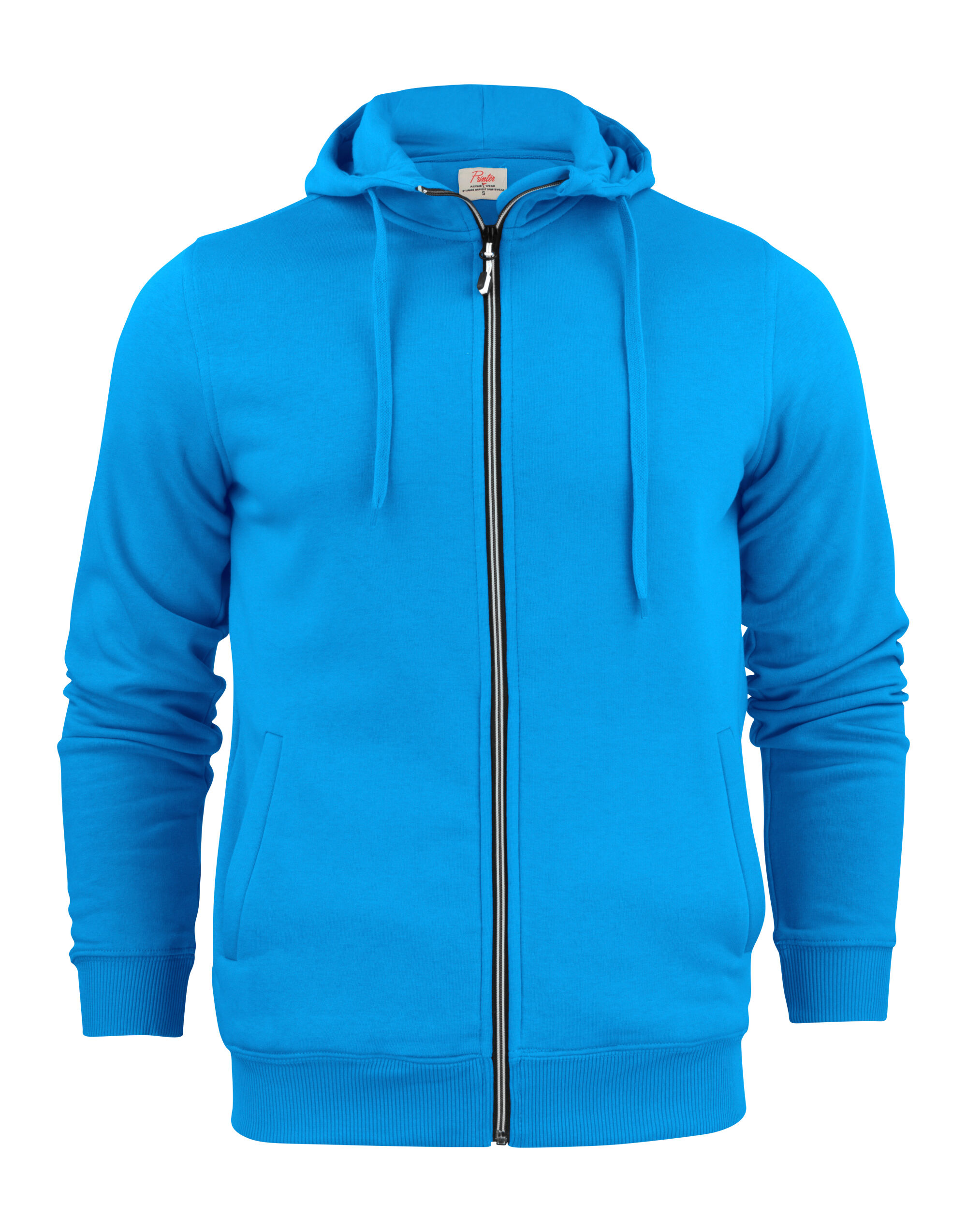 PE2262051 Ocean Blue Mens Full Zip Hoodie