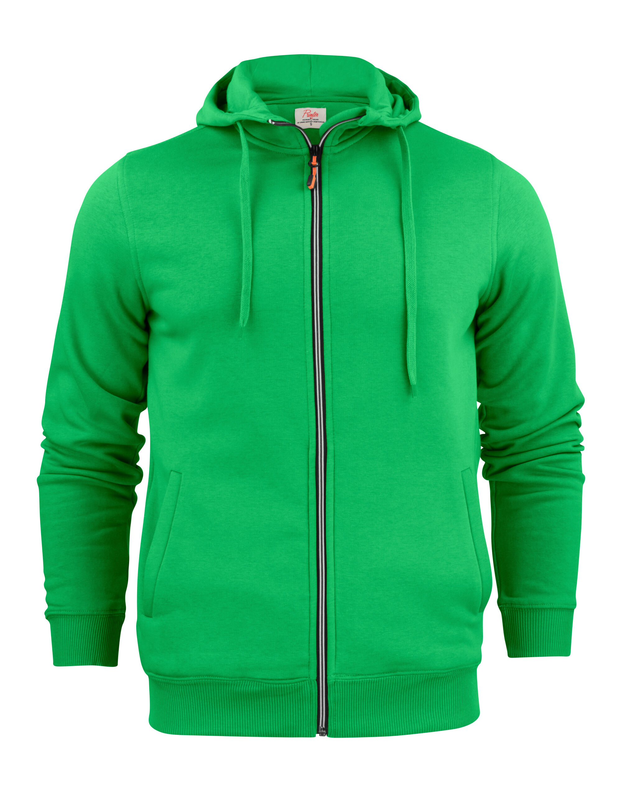 PE2262051 Fresh Green Mens Full Zip Hoodie
