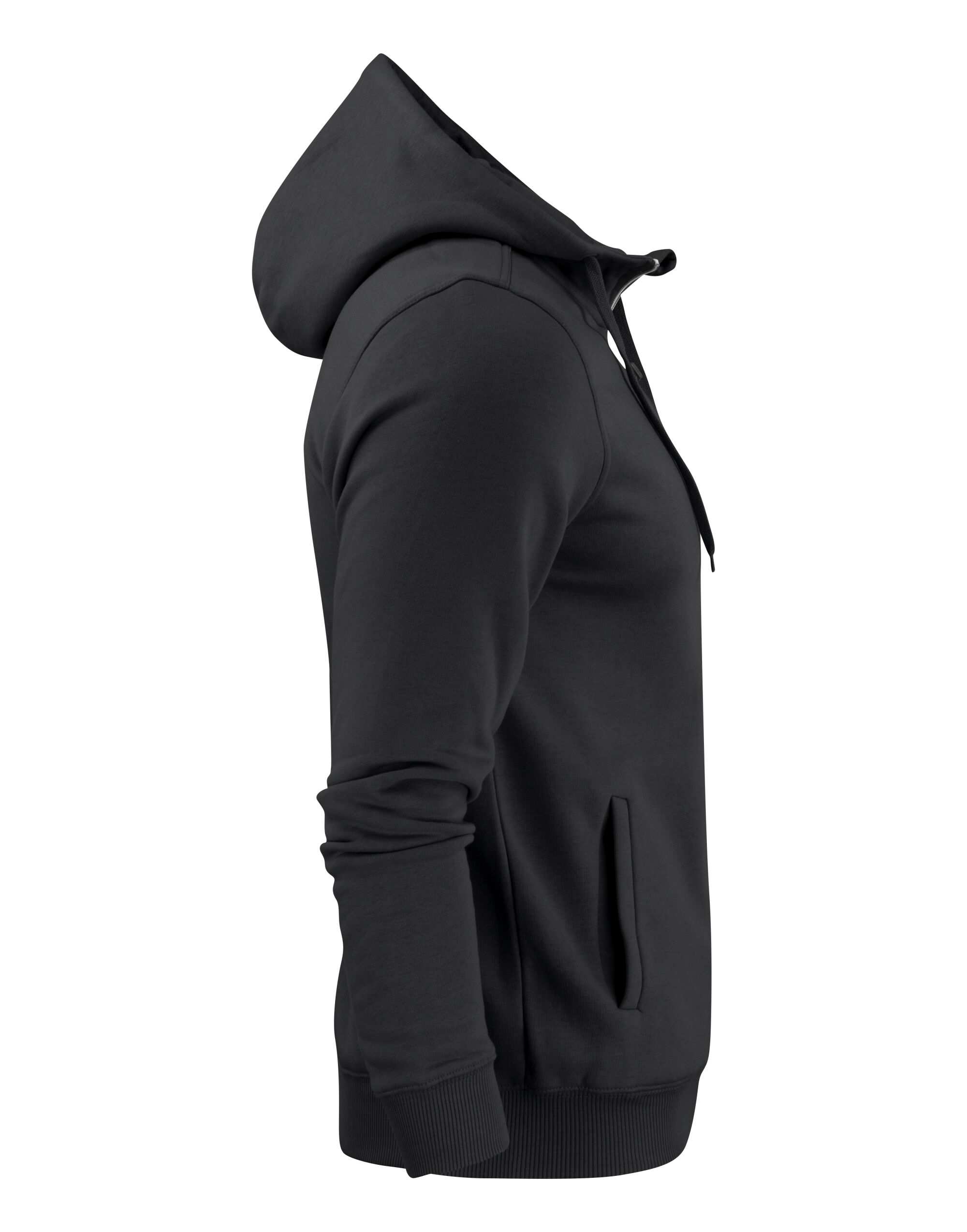 PE2262051 Black Mens Full Zip Hoodie