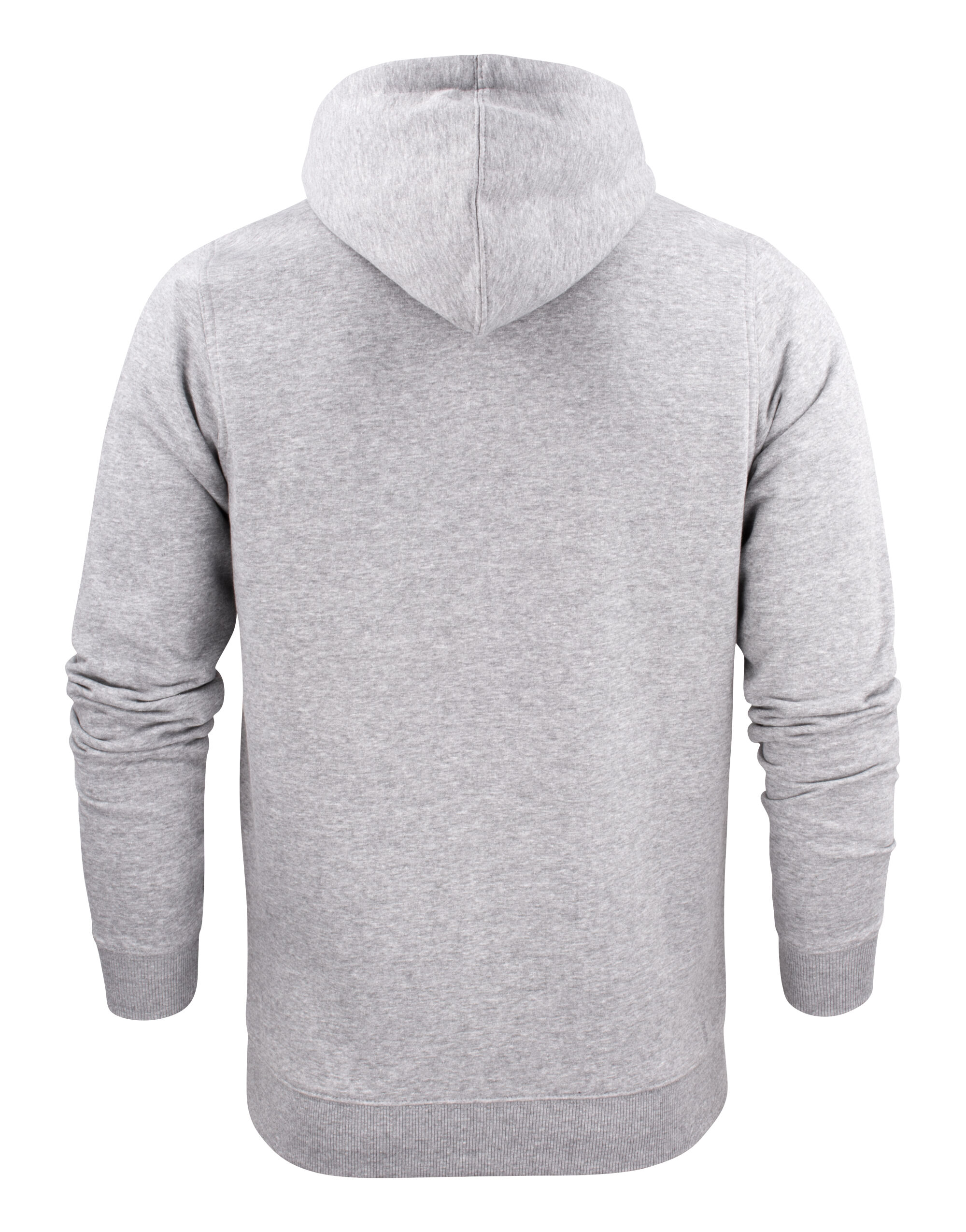 PE2262051 Grey Melange Mens Full Zip Hoodie