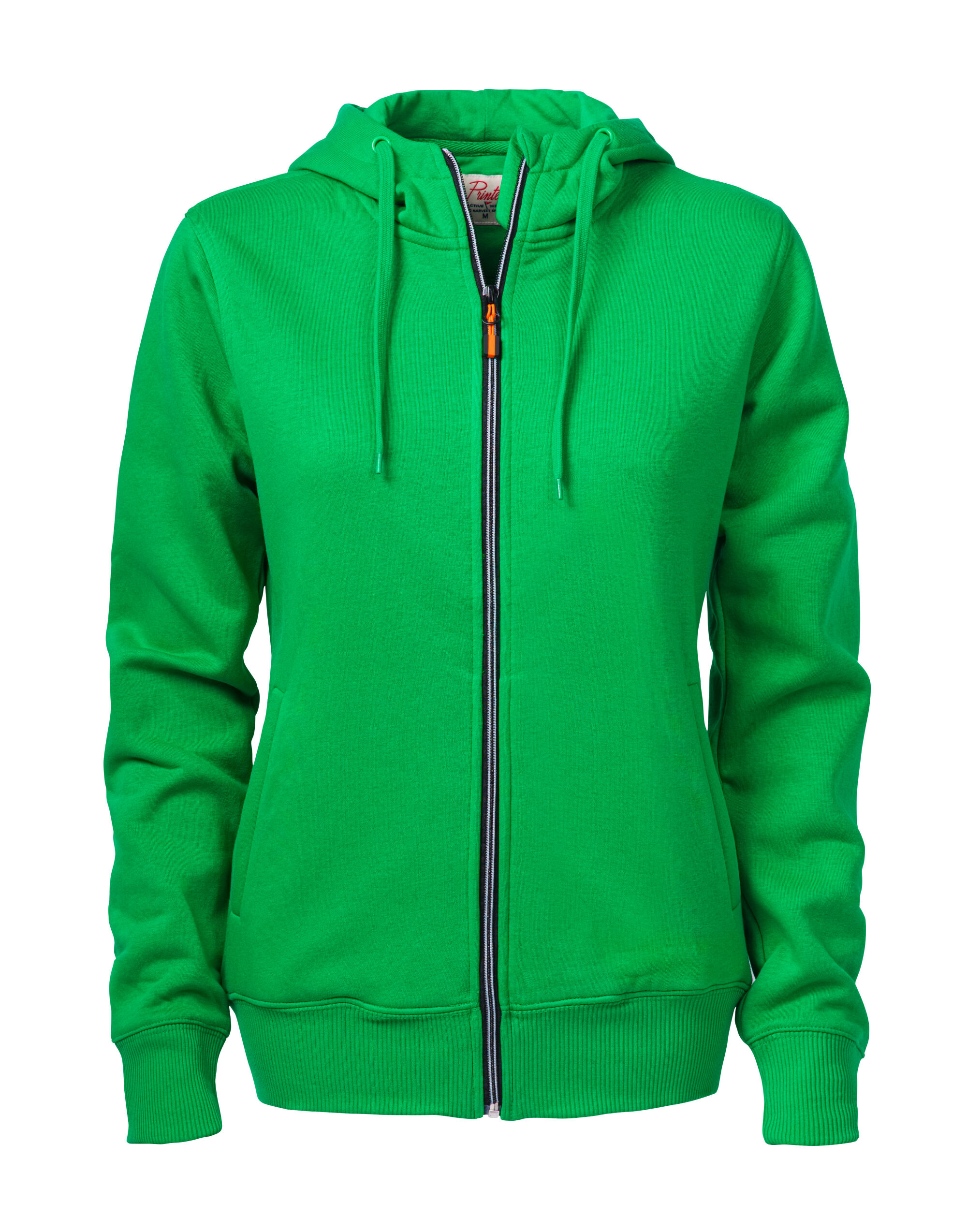 PE2262052 Fresh Green Ladies Overhead Full Zip Hoody