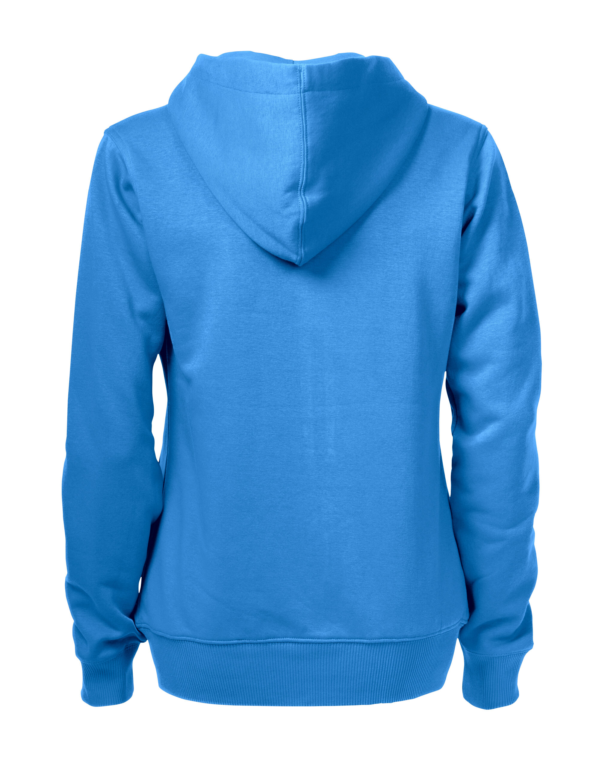 PE2262052 Ocean Blue Ladies Overhead Full Zip Hoody