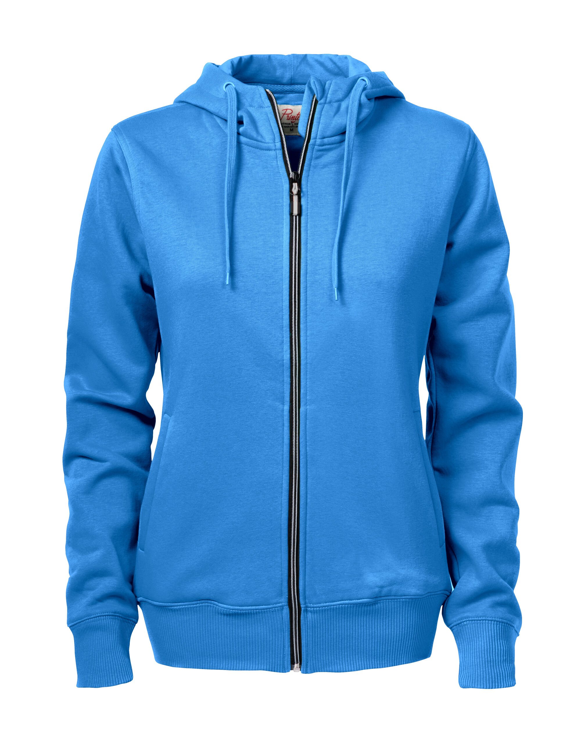 PE2262052 Ocean Blue Ladies Overhead Full Zip Hoody