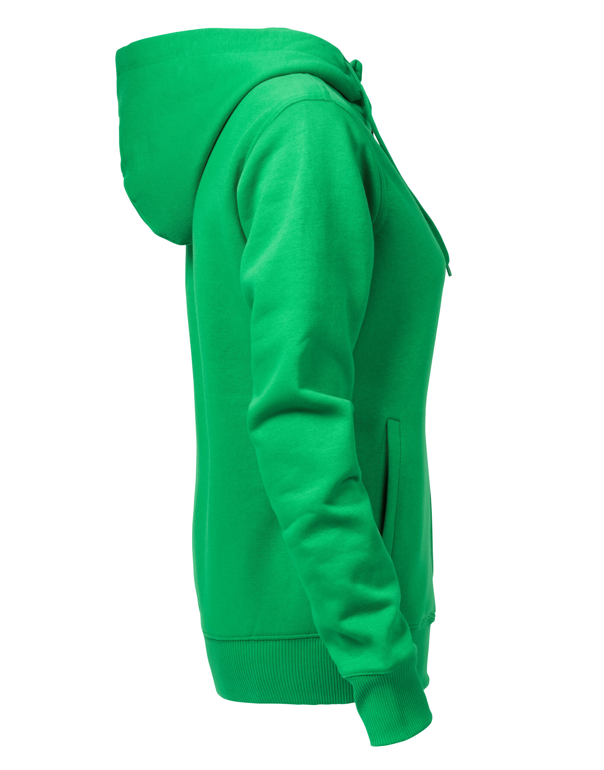 PE2262052 Fresh Green Ladies Overhead Full Zip Hoody