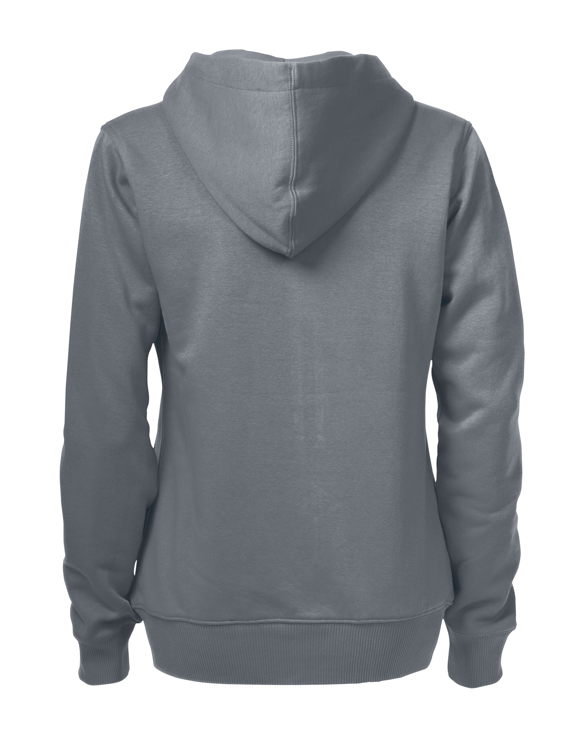 PE2262052 Steel Grey Ladies Overhead Full Zip Hoody