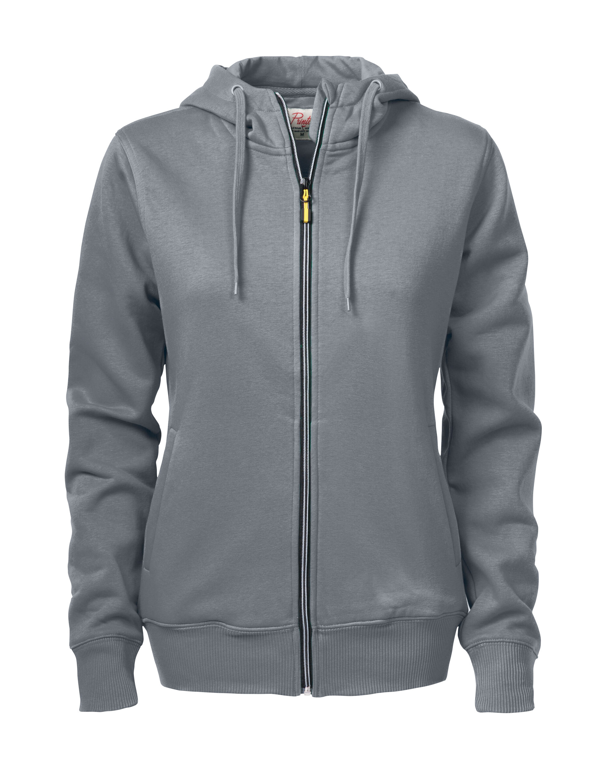 PE2262052 Steel Grey Ladies Overhead Full Zip Hoody