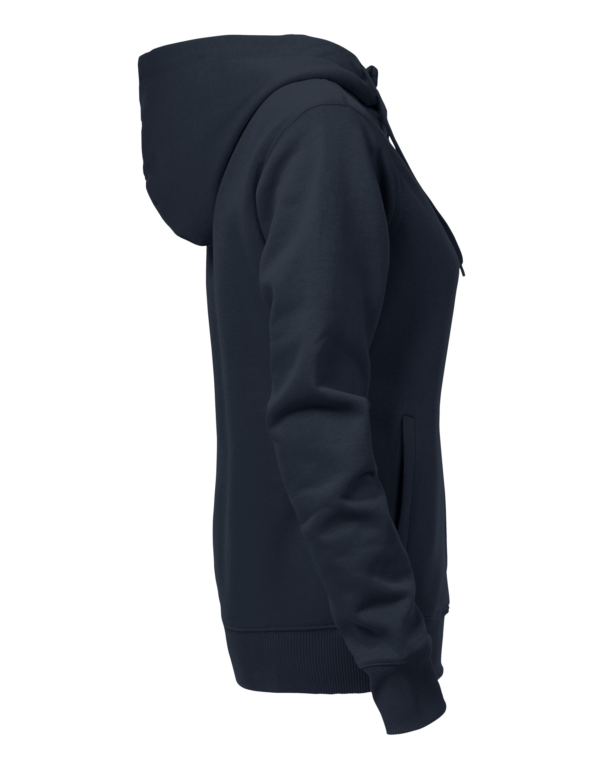PE2262052 Ladies Overhead Full Zip Hoody Dark Navy