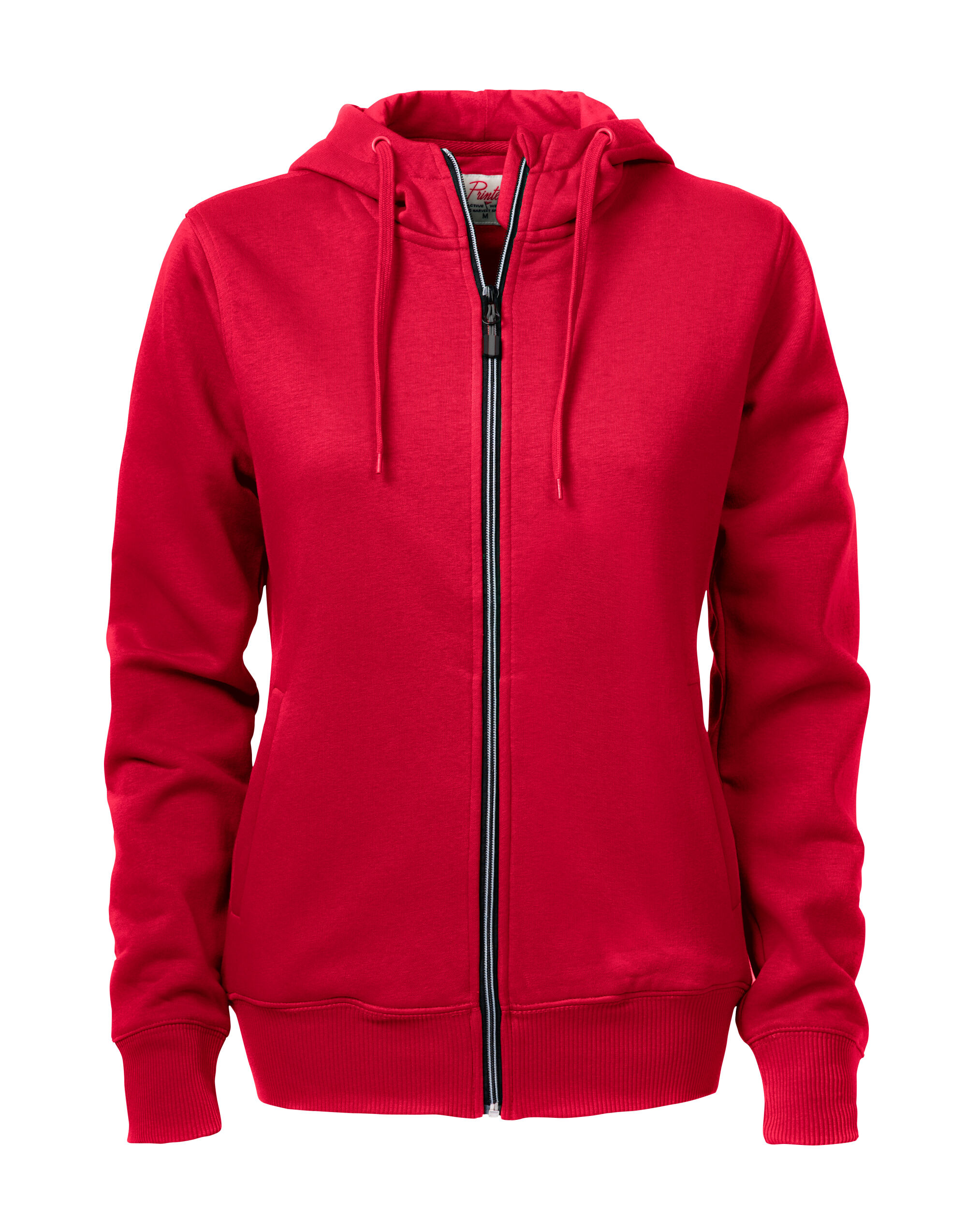 PE2262052 Ladies Overhead Full Zip Hoody Red