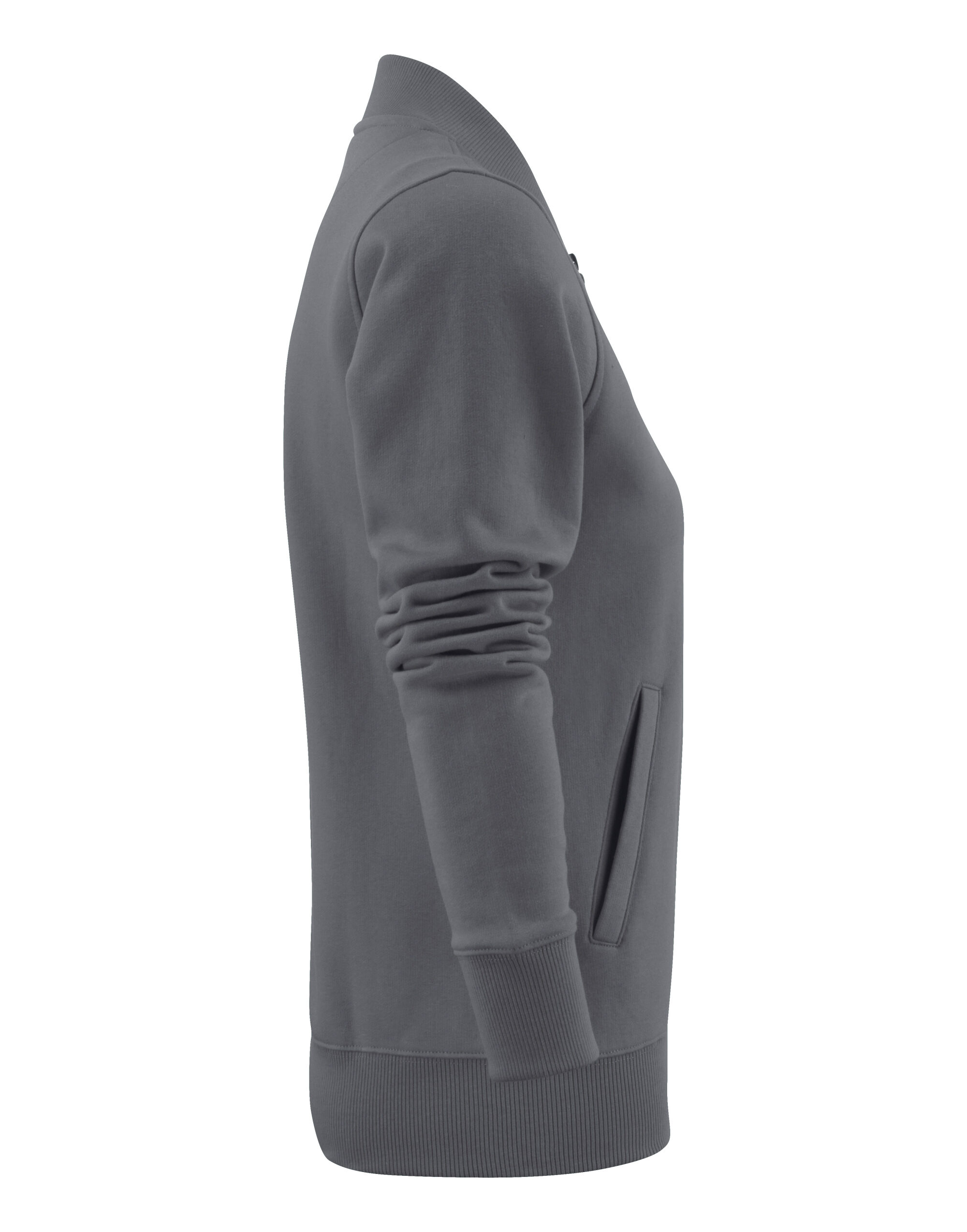 PE2262055 Steel Grey Ladies Javelin Full Zip Sweatshirt