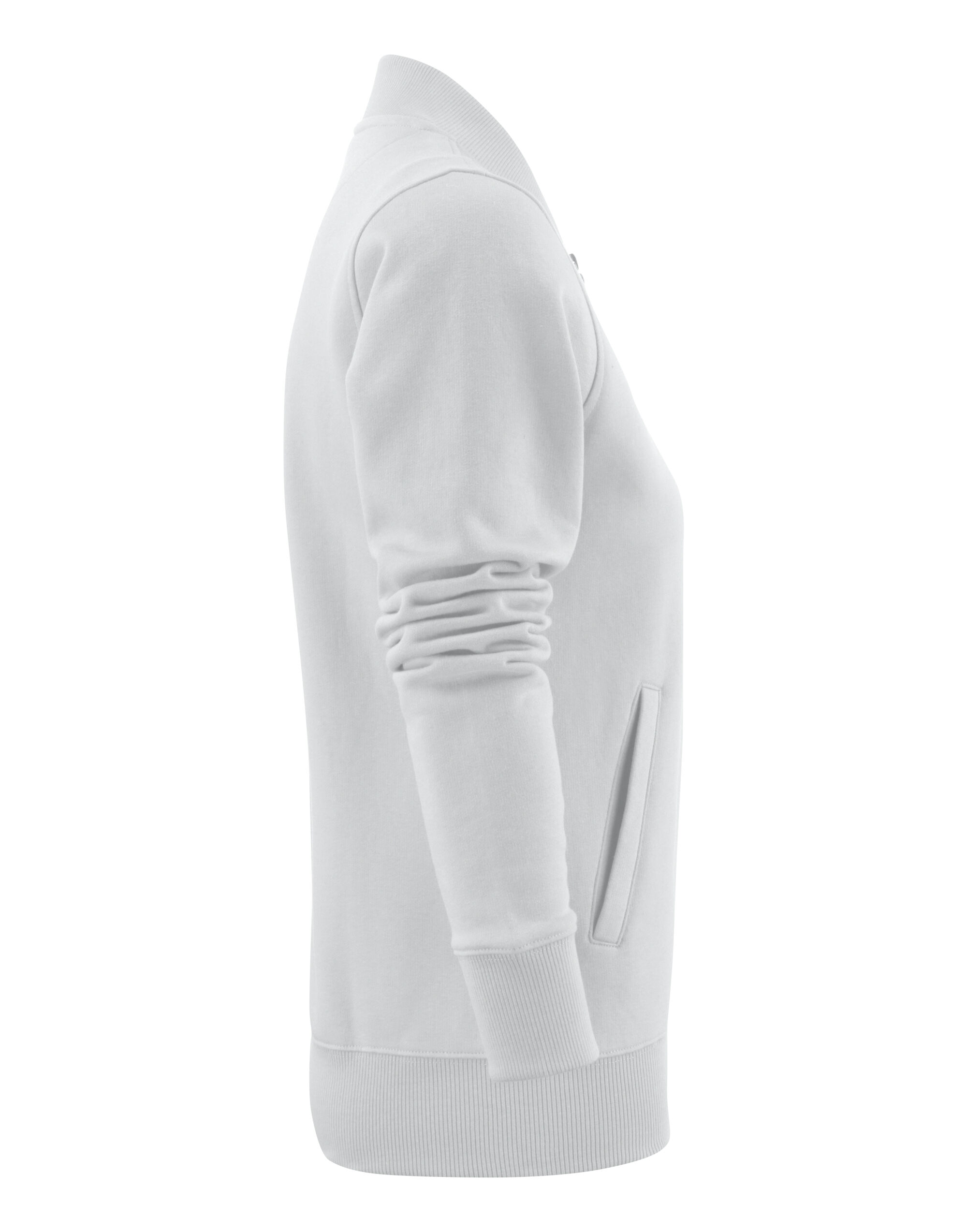 PE2262055 Ladies Javelin Full Zip Sweatshirt White