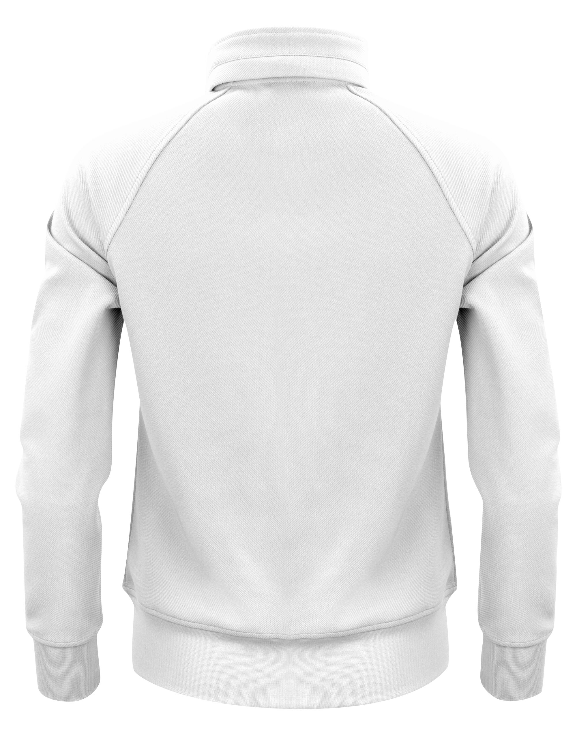 PE2262064 White Ladies Jog Full Zip Sweatshirt